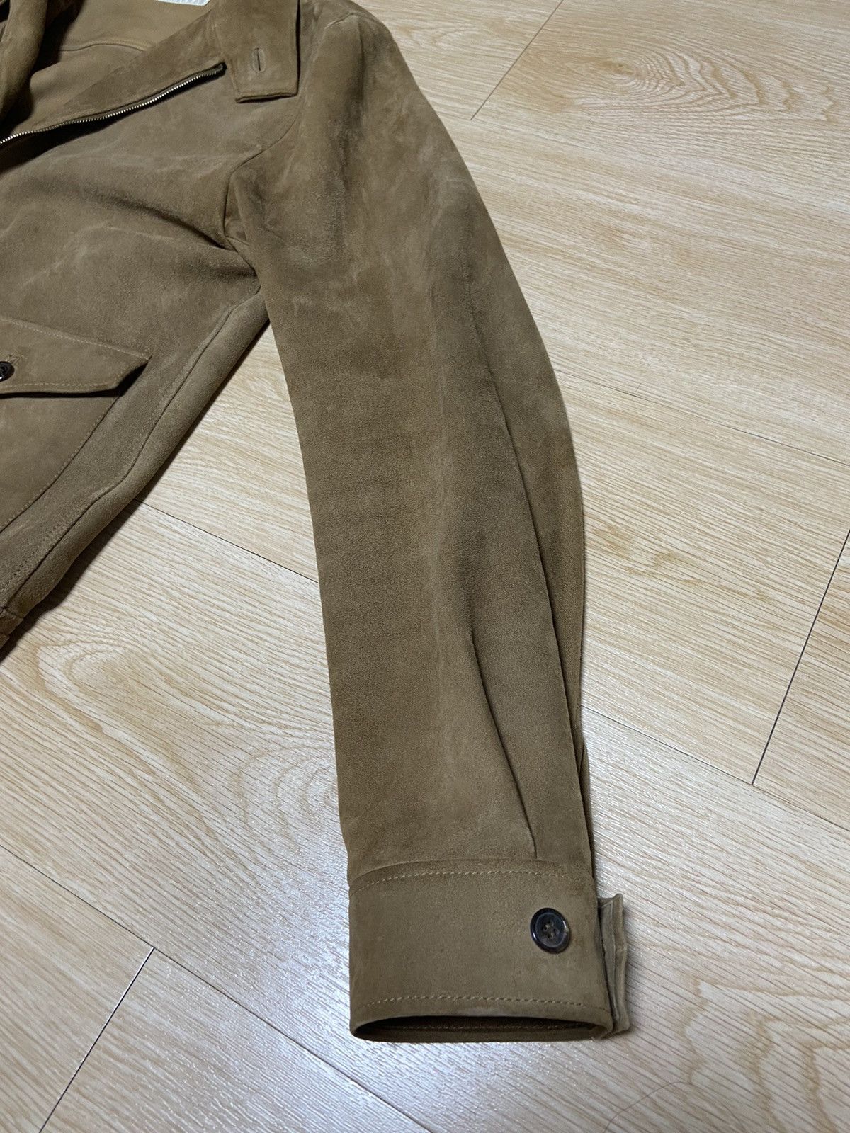 Saint Laurent Paris 54 Saint Laurent ss14 14ss aviator suede leather jacket Size US L / EU 52-54 / 3 - 2 Thumbnail
