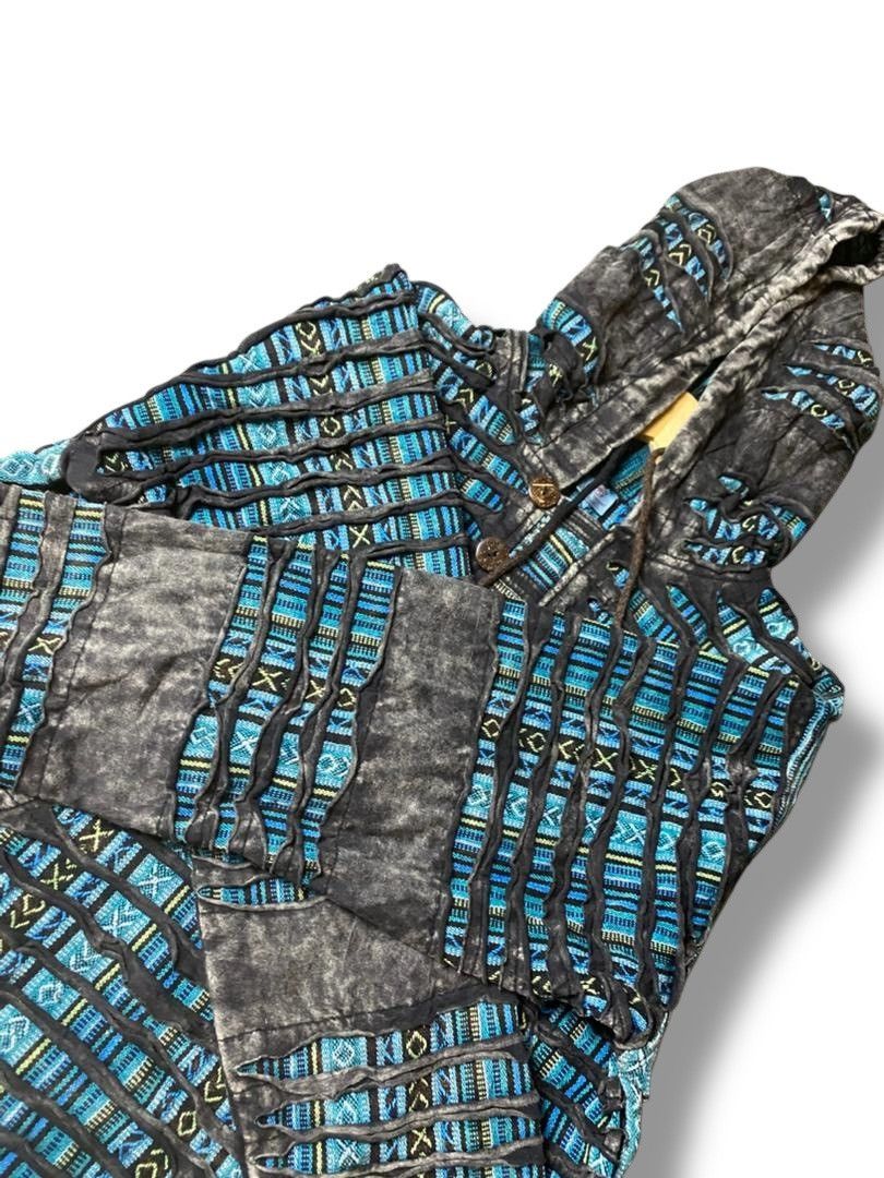 Japanese Brand D&T Nepal Textured Hooded Jacket (145) Size US S / EU 44-46 / 1 - 6 Thumbnail