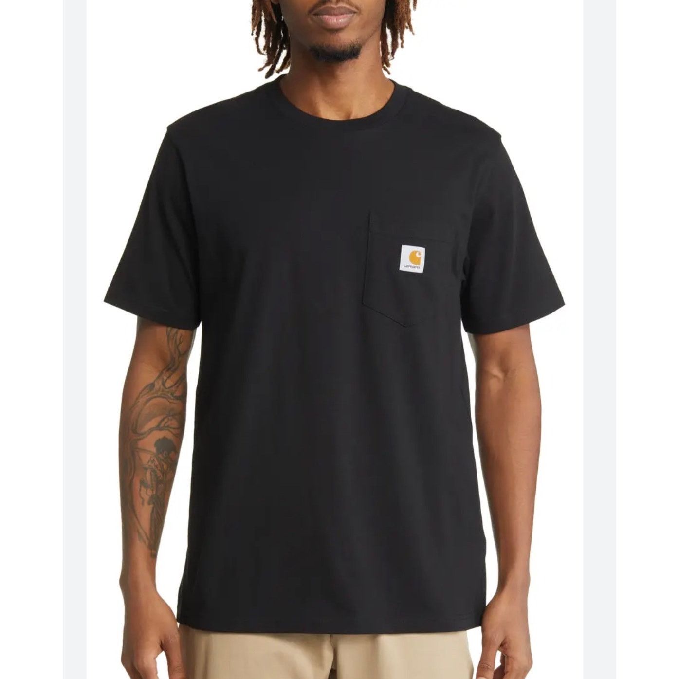 Carhartt Wip Carhart - Logo Pocket T-Shirt / XL / Black / NWT Size US XL / EU 56 / 4 - 1 Thumbnail