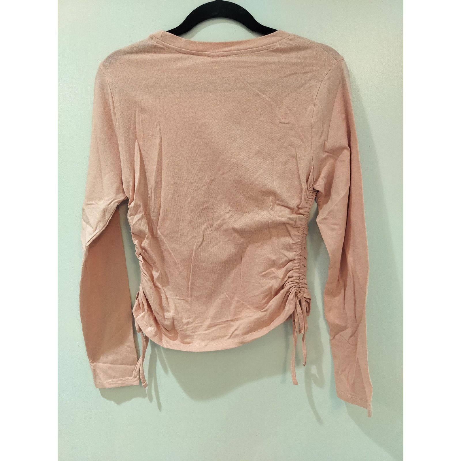 Other Derek Heart Blush Pink Ruched Long Sleeve Top Junior's L Size L / US 10 / IT 46 - 5 Thumbnail