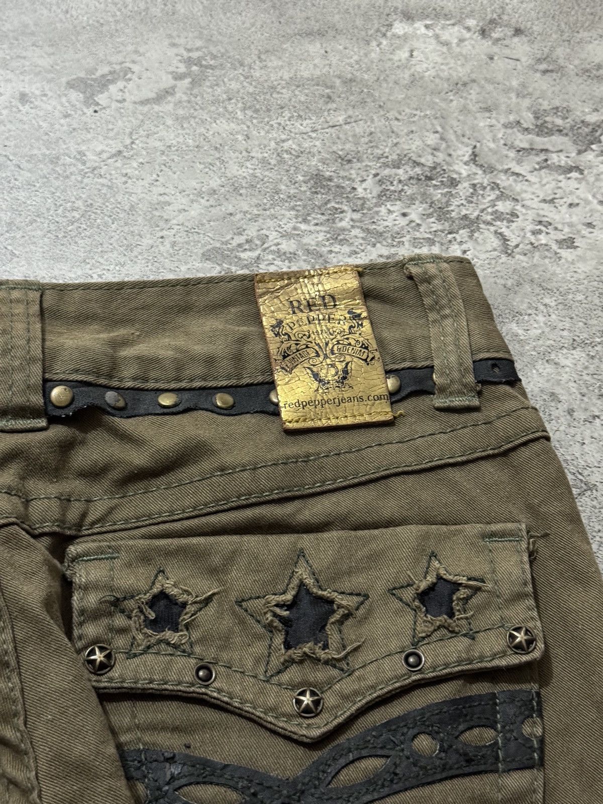 Hysteric Glamour Red Peppers Studded ifsixwasnine grunge pants Size 29" - 5 Thumbnail