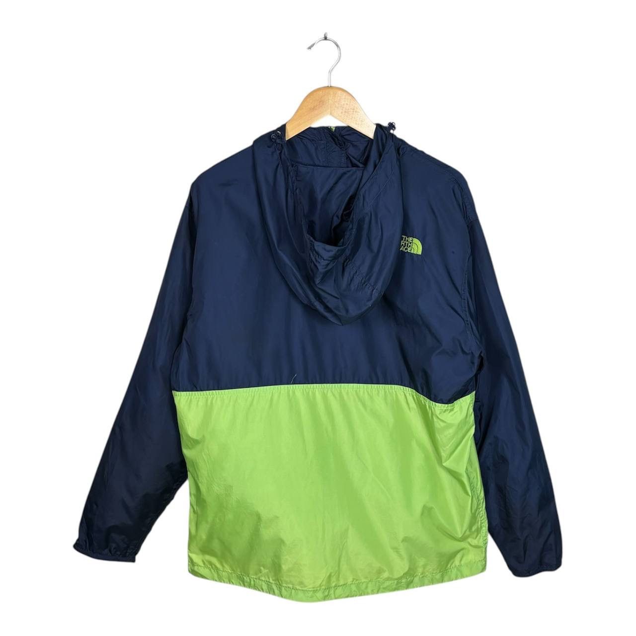 The North Face The North Face Blue Green Zipper Sweater Hooded Size US XL / EU 56 / 4 - 2 Thumbnail