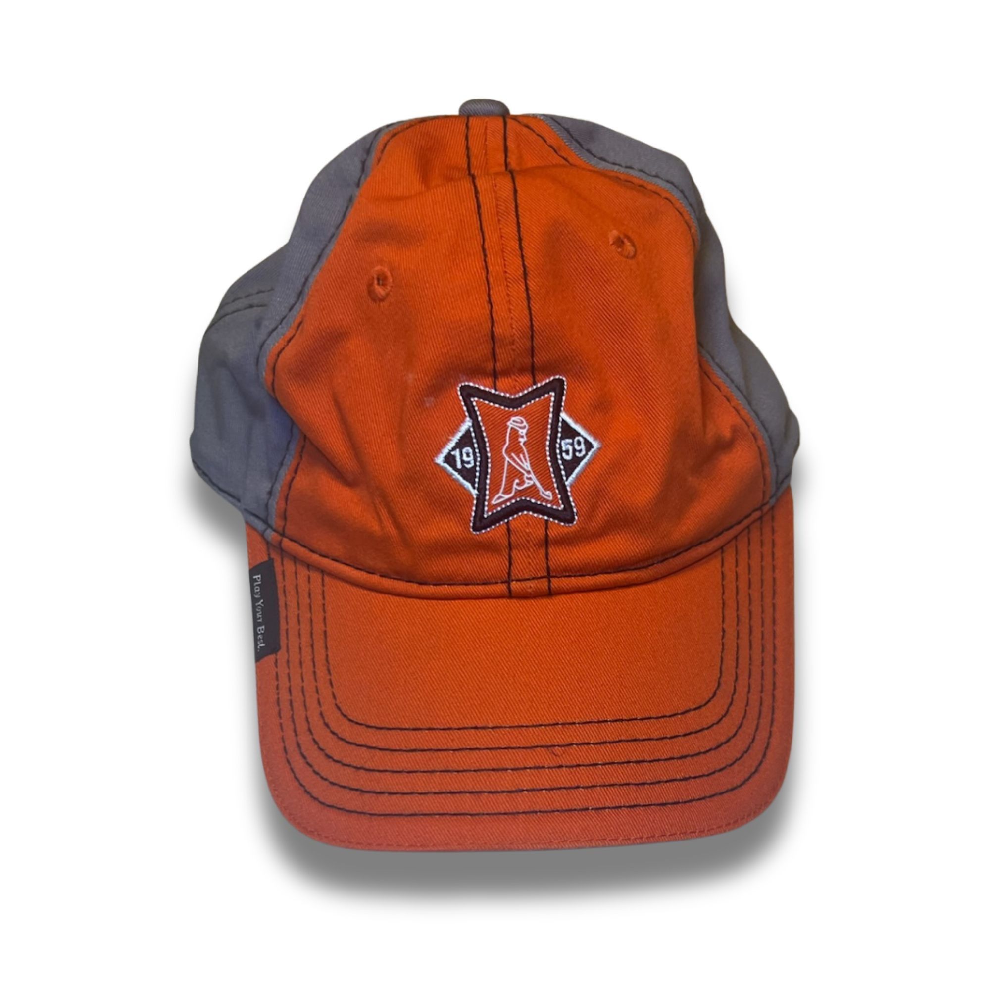 PING Ping Orange & Gray Logo Hat Cap Adjustable Unisex One Size C Size ONE SIZE - 2 Thumbnail