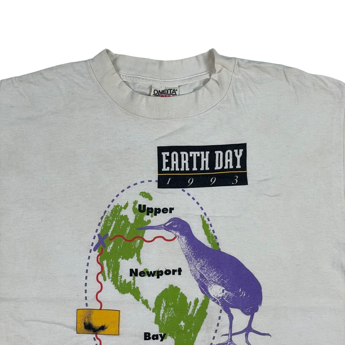 BMW Vintage 1993 Earth Day Kiwi Event Tee Size US L / EU 52-54 / 3 - 3 Thumbnail