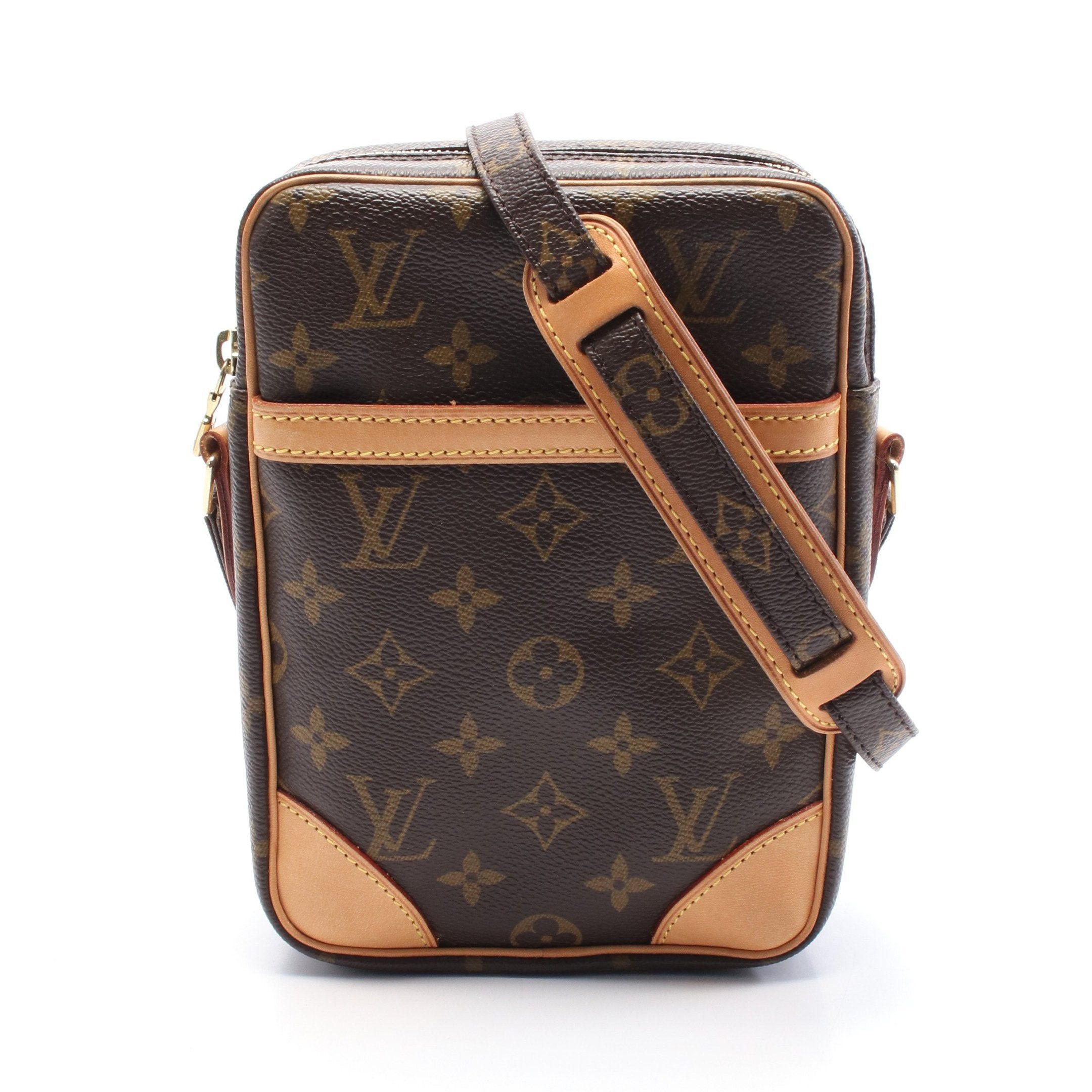 Louis Vuitton Louis Vuitton Danube Monogram Shoulder Bag Leather Brown Size ONE SIZE - 1 Thumbnail