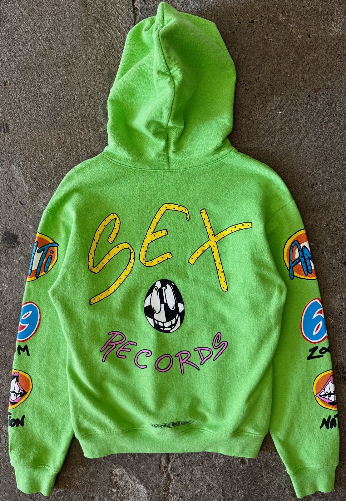 Chrome Hearts Chrome Hearts - Matty Boy - Sex Records - Citrus Hoodie Size US M / EU 48-50 / 2 - 14 Thumbnail