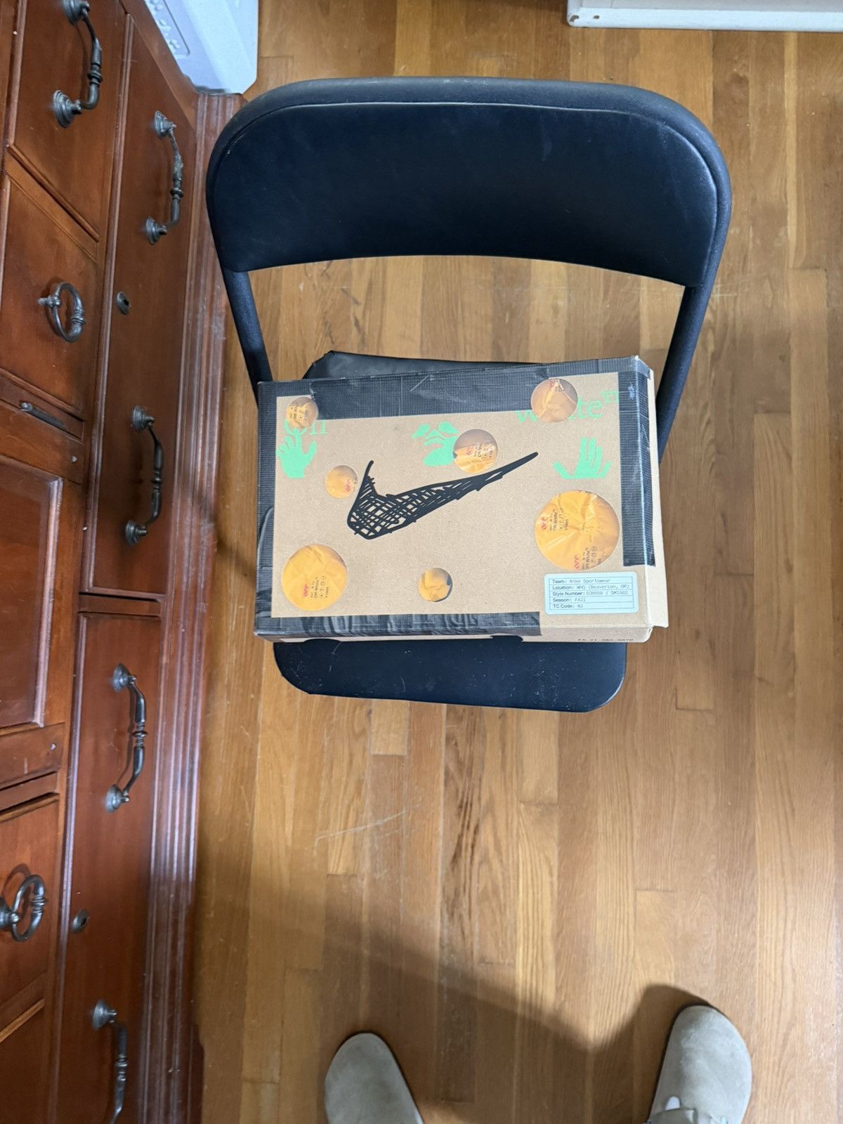 Nike × Off-White OffWhite Dunk Low Lot 11 Size US 12 / EU 45 - 18 Thumbnail