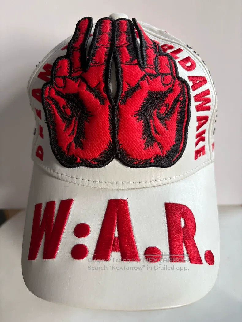 [限定品] Walter Van Beirendonck「WAR」キャップ White W.A.R. Words Cap – Congruent Space *₊˚⁎*₊