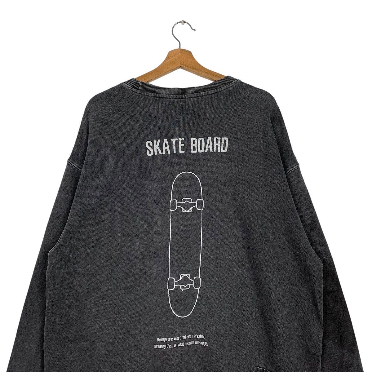 Japanese Brand Japanese Brand LE2 Skateboard Crewneck Sweatshirt Size US L / EU 52-54 / 3 - 8 Thumbnail