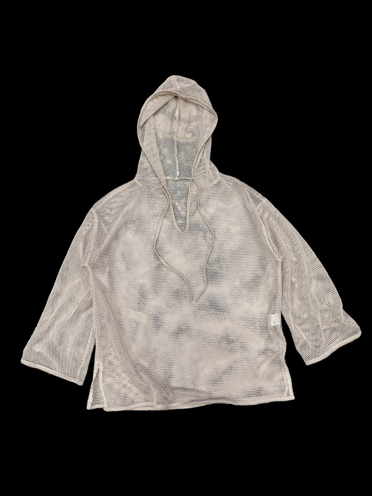 Japanese Brand SUPER RARE MESH NET SEE THROUGH HOODIE Size US M / EU 48-50 / 2 - 1 Thumbnail