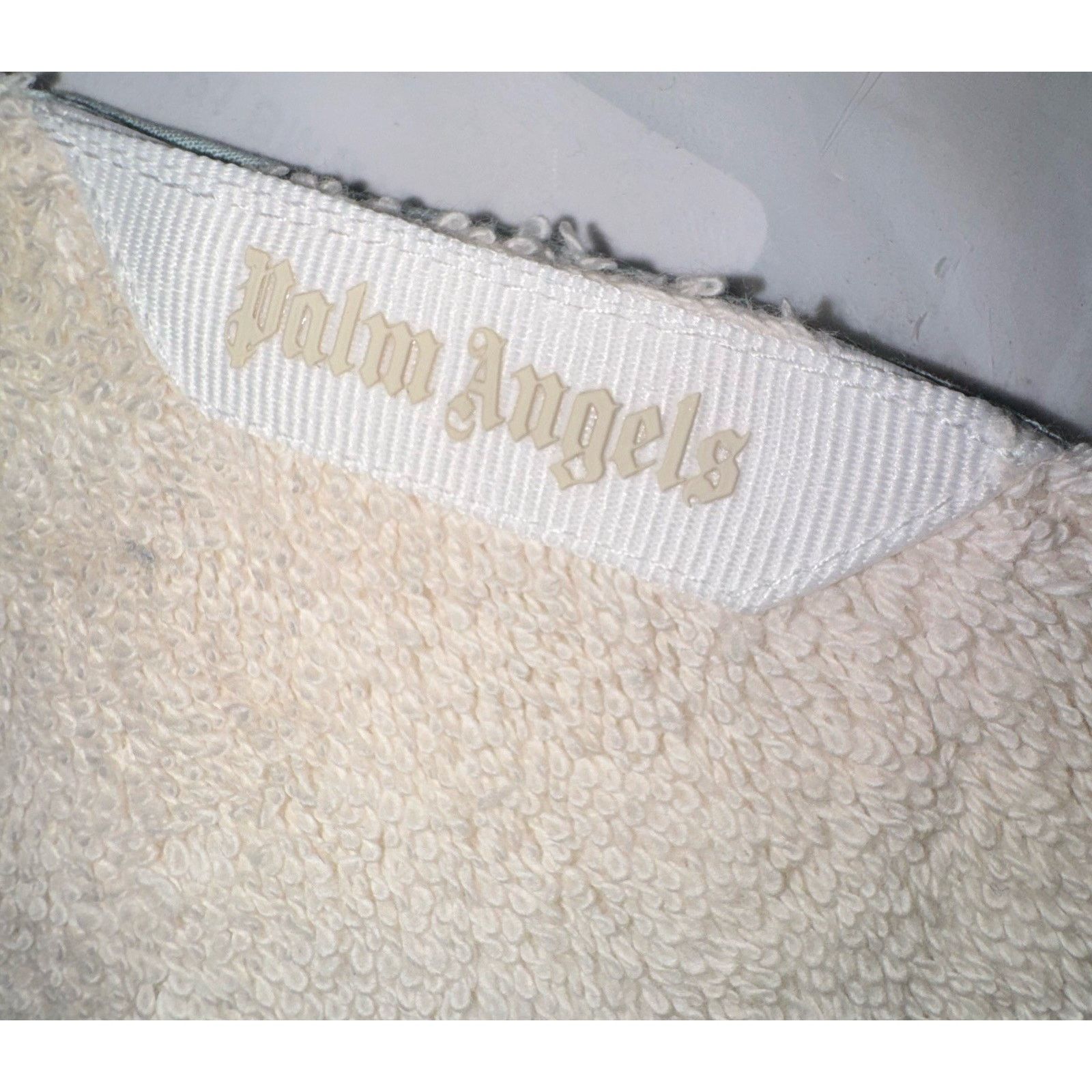 Palm Angels Palm Angels Baby Bib Baby Blue Logo Terry Cloth OS NWT Italy Size ONE SIZE - 4 Thumbnail