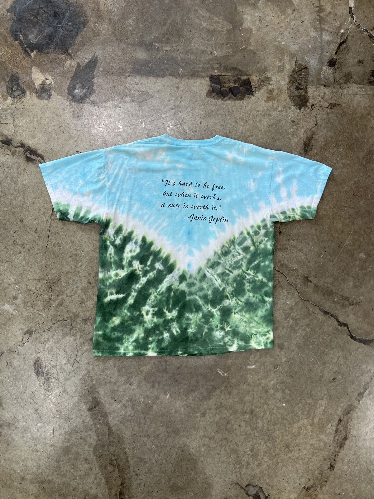 Band Tees Vintage 2002 Janis Joplin Tie Dye Motorcycle Sundog Tee XL Size US XL / EU 56 / 4 - 5 Thumbnail