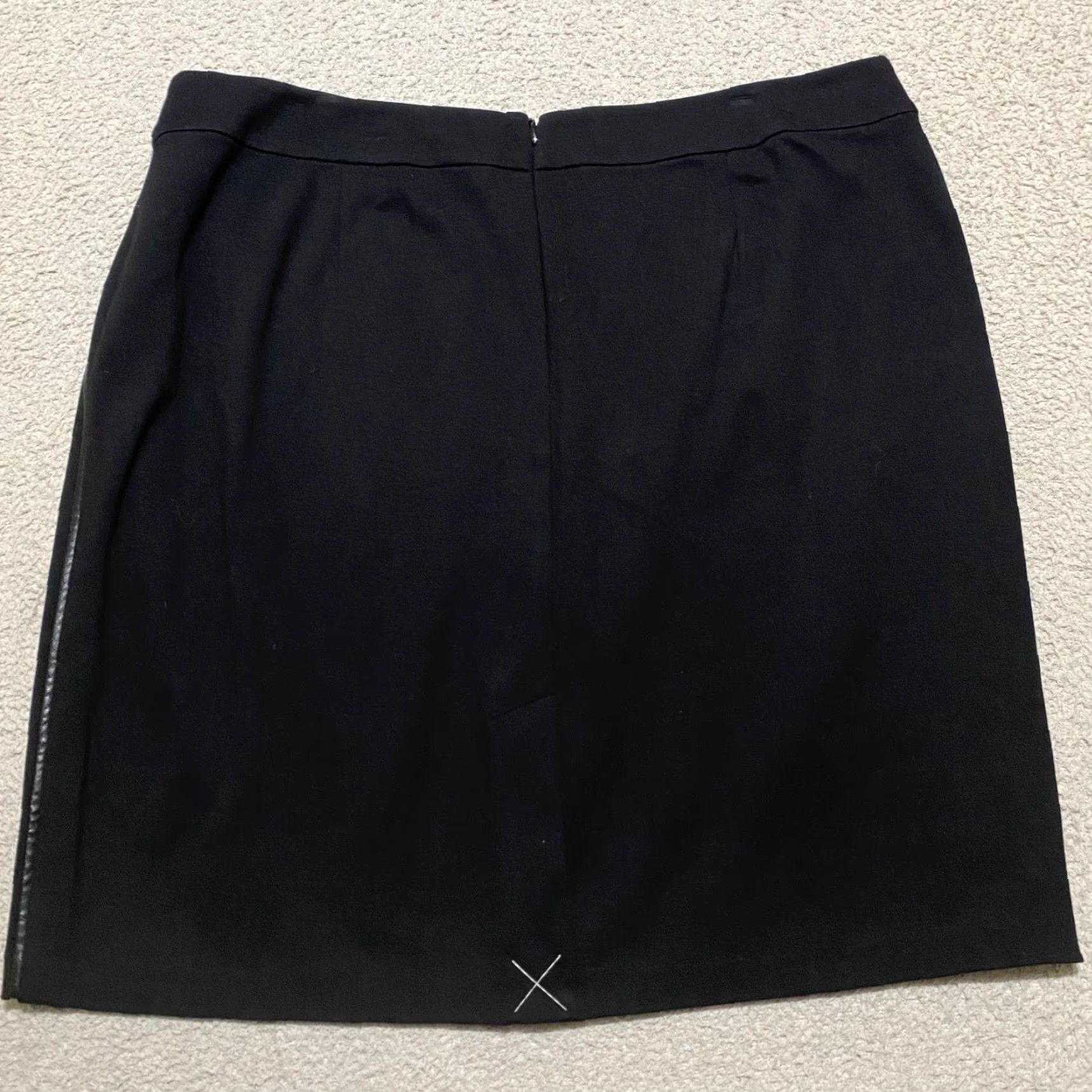 Talbots Talbots Skirt 16W Black Knee Length Straight Pencil Womens Plus NWT Size 38" / US 16 / IT 52 - 2 Thumbnail