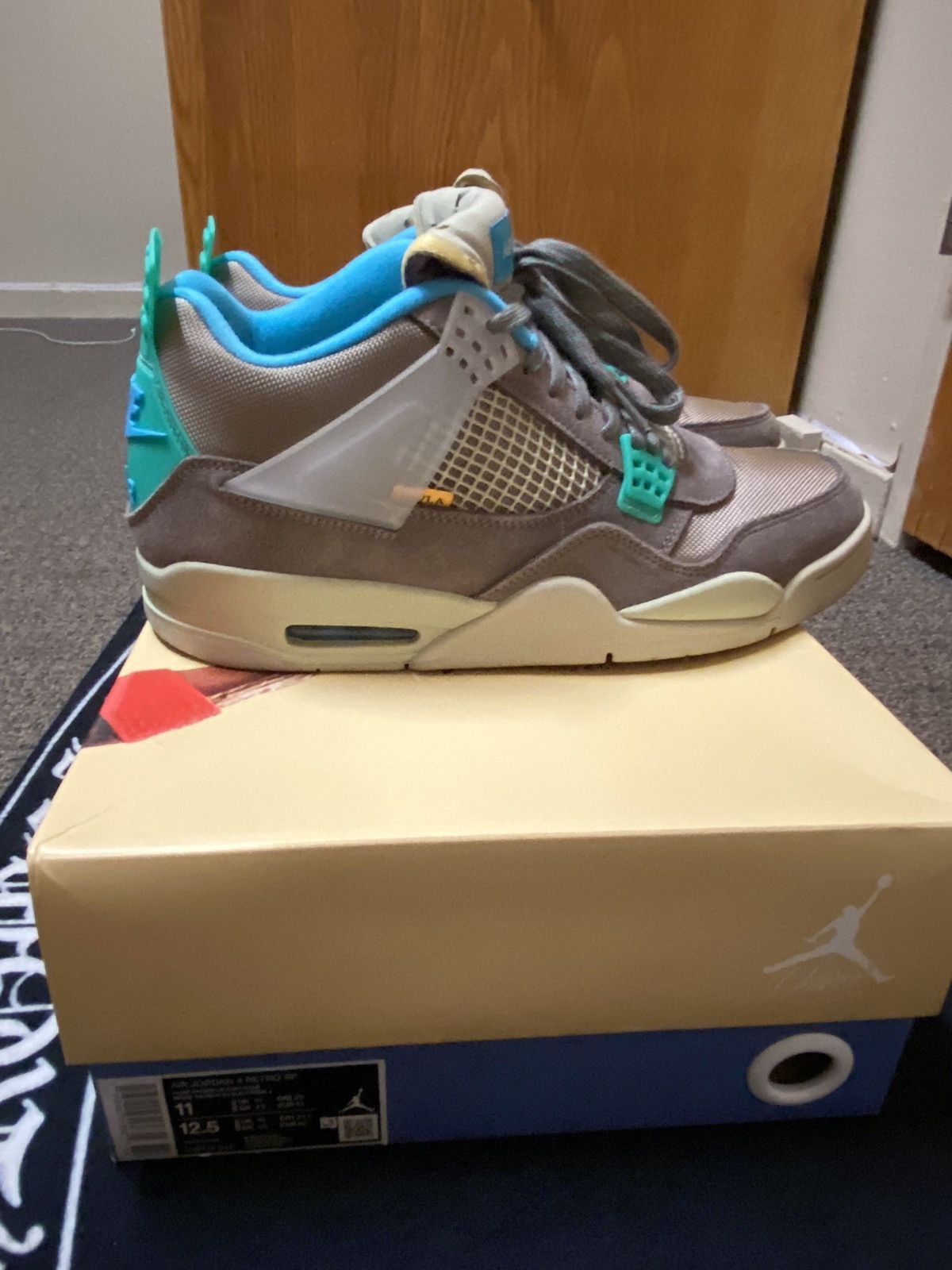 Jordan Brand × Union LA Union La X Air Jordan 4 Retro Taupe Haze Size US 11 / EU 44 - 6 Thumbnail