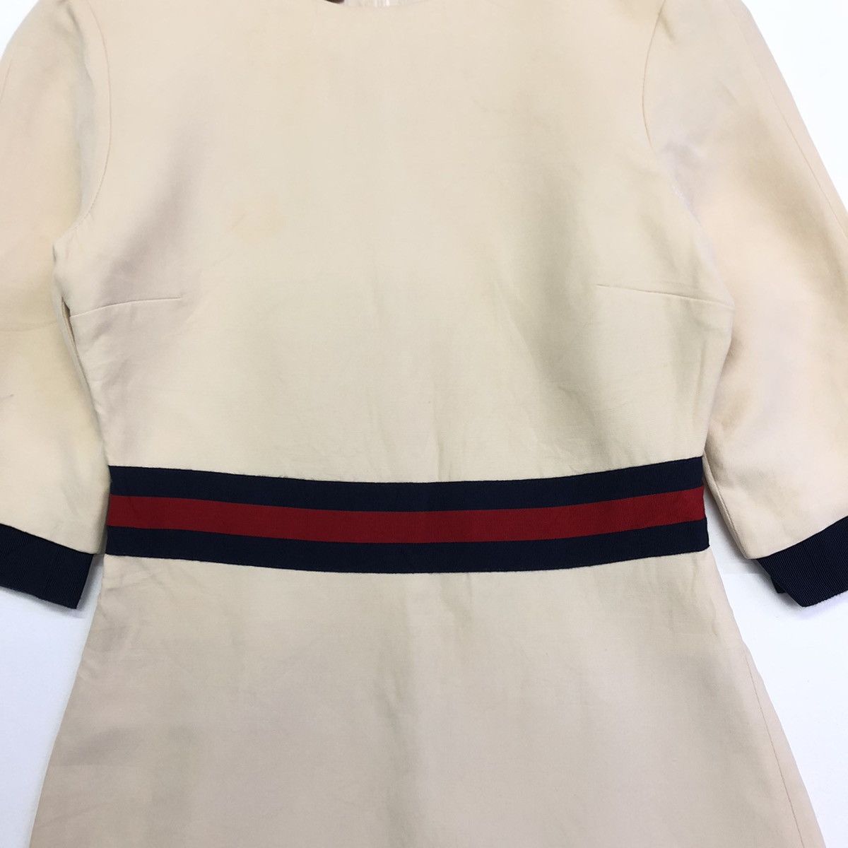 Gucci Gucci Grosgrain-Trimmed Midi Dress Size M / US 6-8 / IT 42-44 - 10 Thumbnail