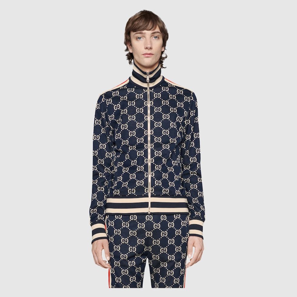 Gucci Gucci Jacquard GG Track Jacket Size US M / EU 48-50 / 2 - 10 Thumbnail