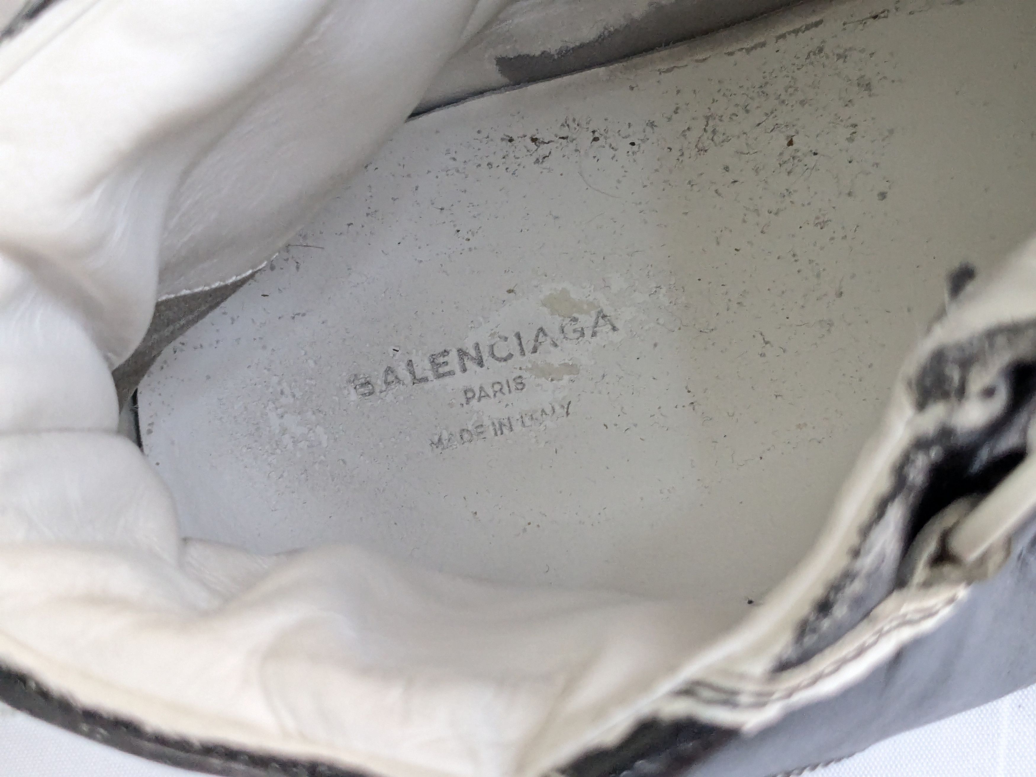 Balenciaga Balenciaga Arena Black White 11 Leather High Tops Size US 11 / EU 44 - 13 Thumbnail