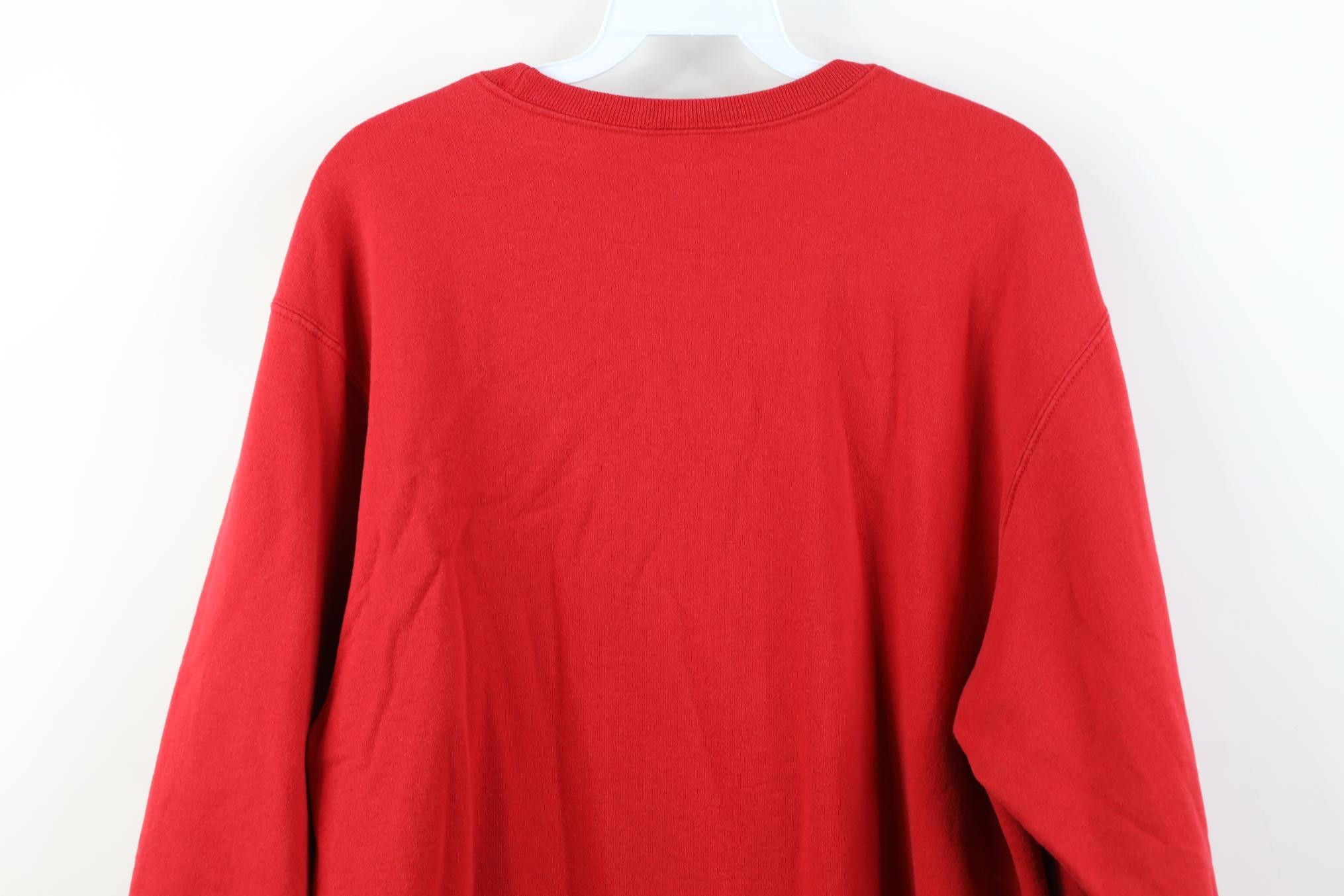 Vintage Vintage 90s Ohio State University Crewneck Sweatshirt Red Size M / US 6-8 / IT 42-44 - 16 Thumbnail