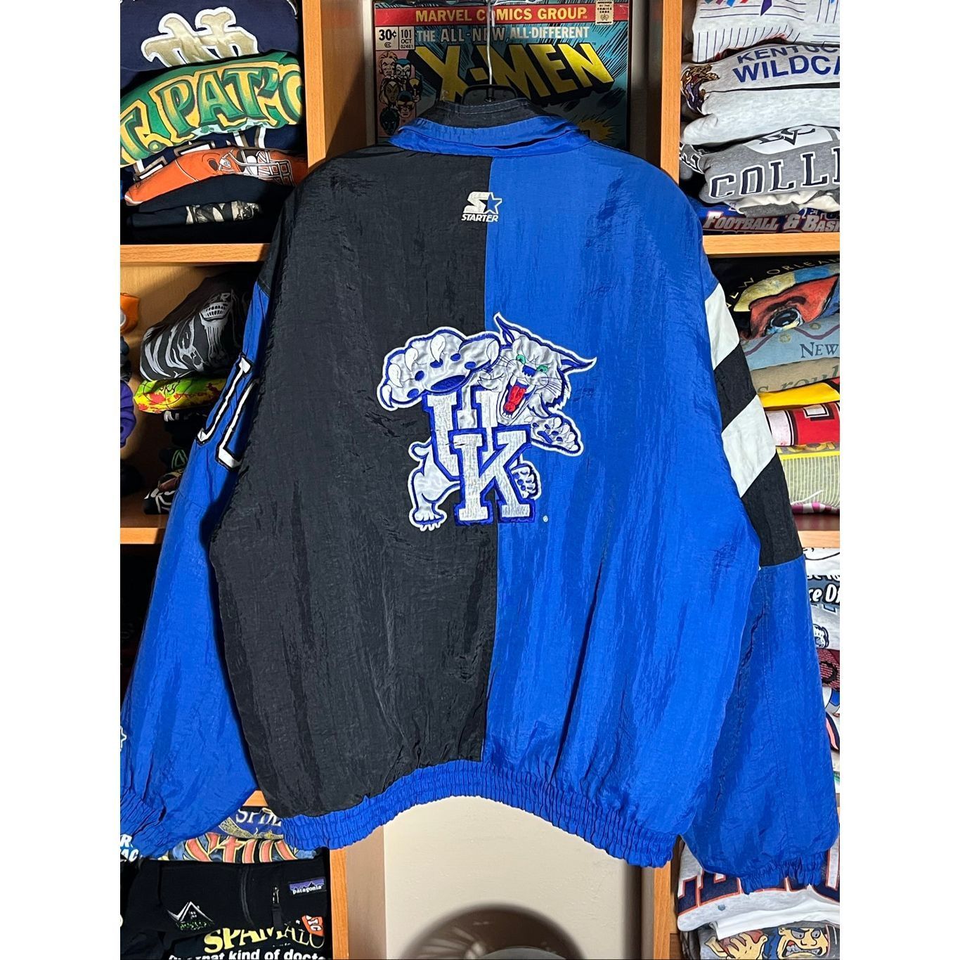Starter Vintage 90s Starter Kentucky Wildcats Puffer Jacket Size US L / EU 52-54 / 3 - 4 Thumbnail