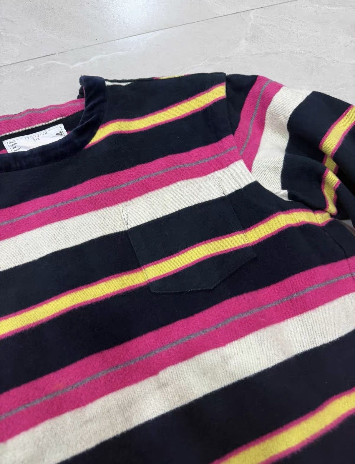 Sacai Sacai Deconstructed Patchwork Stripe Plaid Shirt Hoodie J34 Size US XS / EU 42 / 0 - 6 Thumbnail