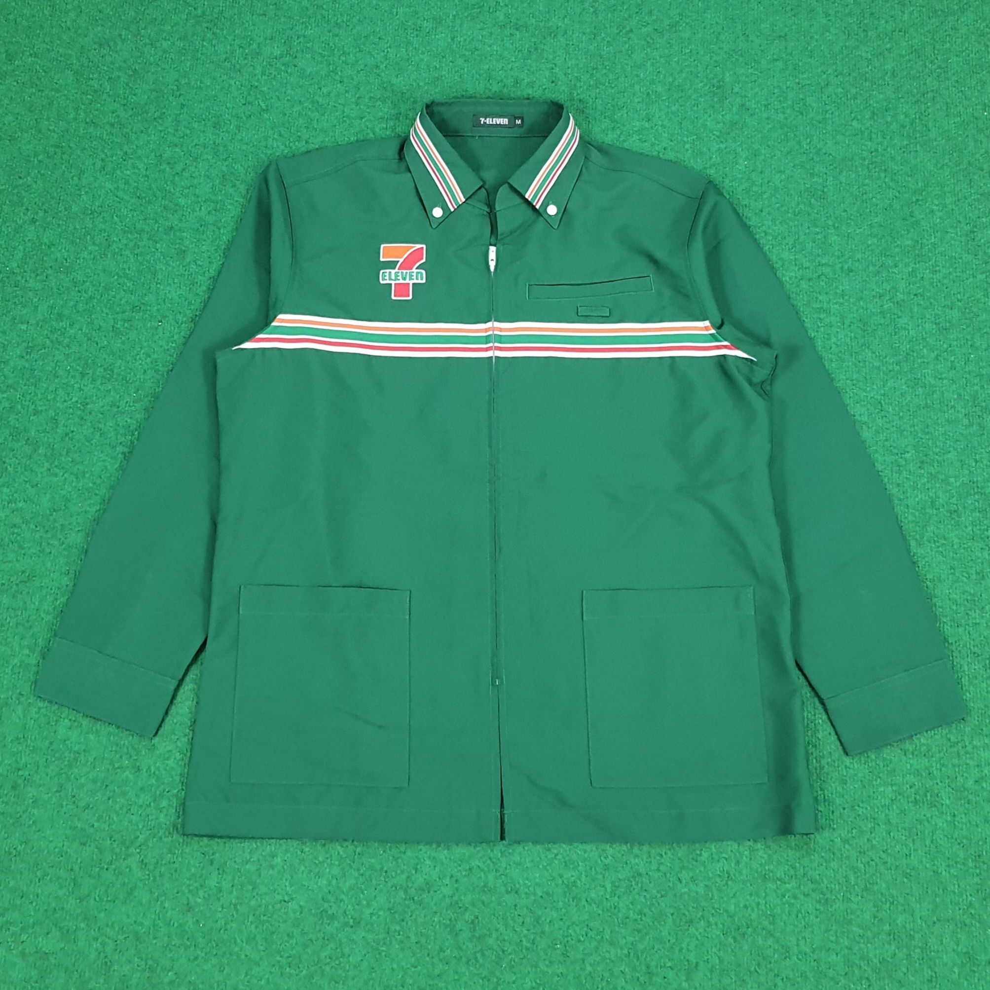 Japanese Brand × Vintage Vintage 7 Eleven Japanese Brand Staff Worker Uniform Size US M / EU 48-50 / 2 - 1 Thumbnail