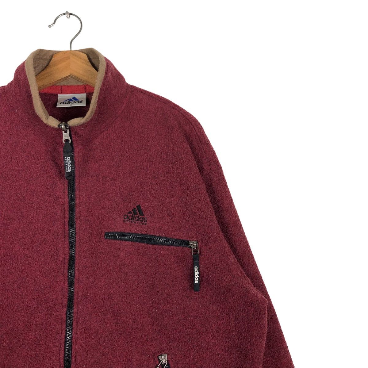 Adidas 🔥Vintage Adidas Bomber Jacket Fleece Big Logo Size US M / EU 48-50 / 2 - 6 Thumbnail