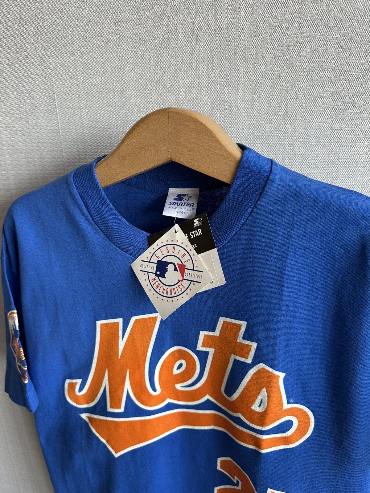 Starter Starter MLB New York Mets Vintage 1994 T Shirt Single Stitch Size US L / EU 52-54 / 3 - 3 Thumbnail