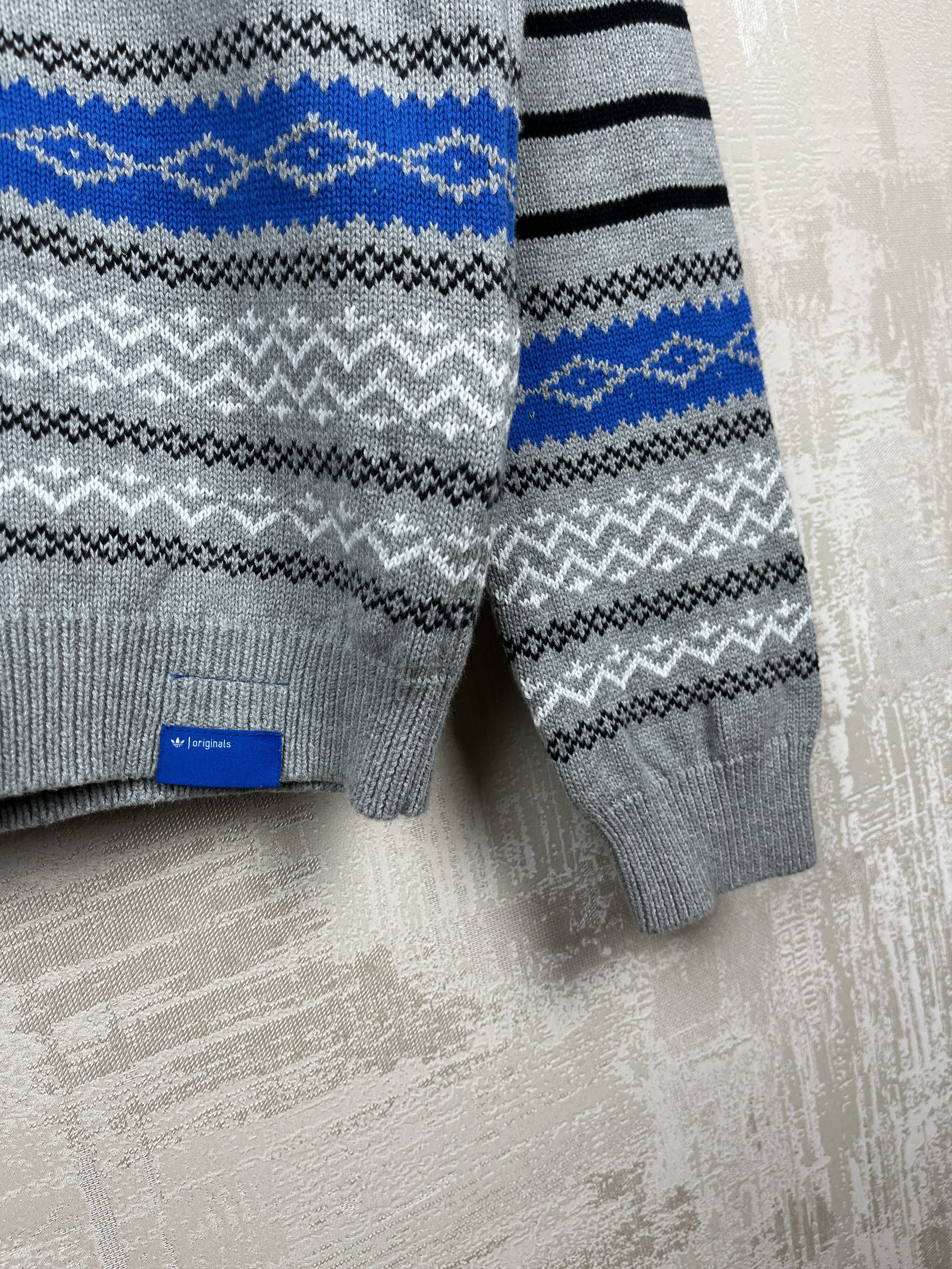 Adidas Adidas Originals # 3 Striped Knit Sweater Size US M / EU 48-50 / 2 - 7 Thumbnail
