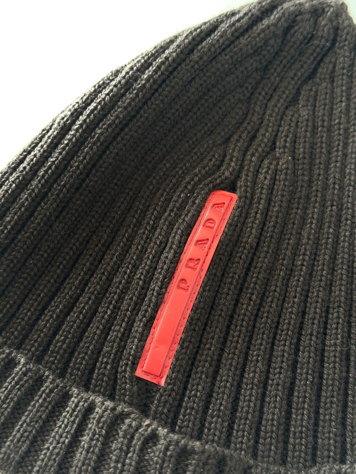 Prada Prada Wool Knit Beanie Hat Size ONE SIZE - 4 Thumbnail