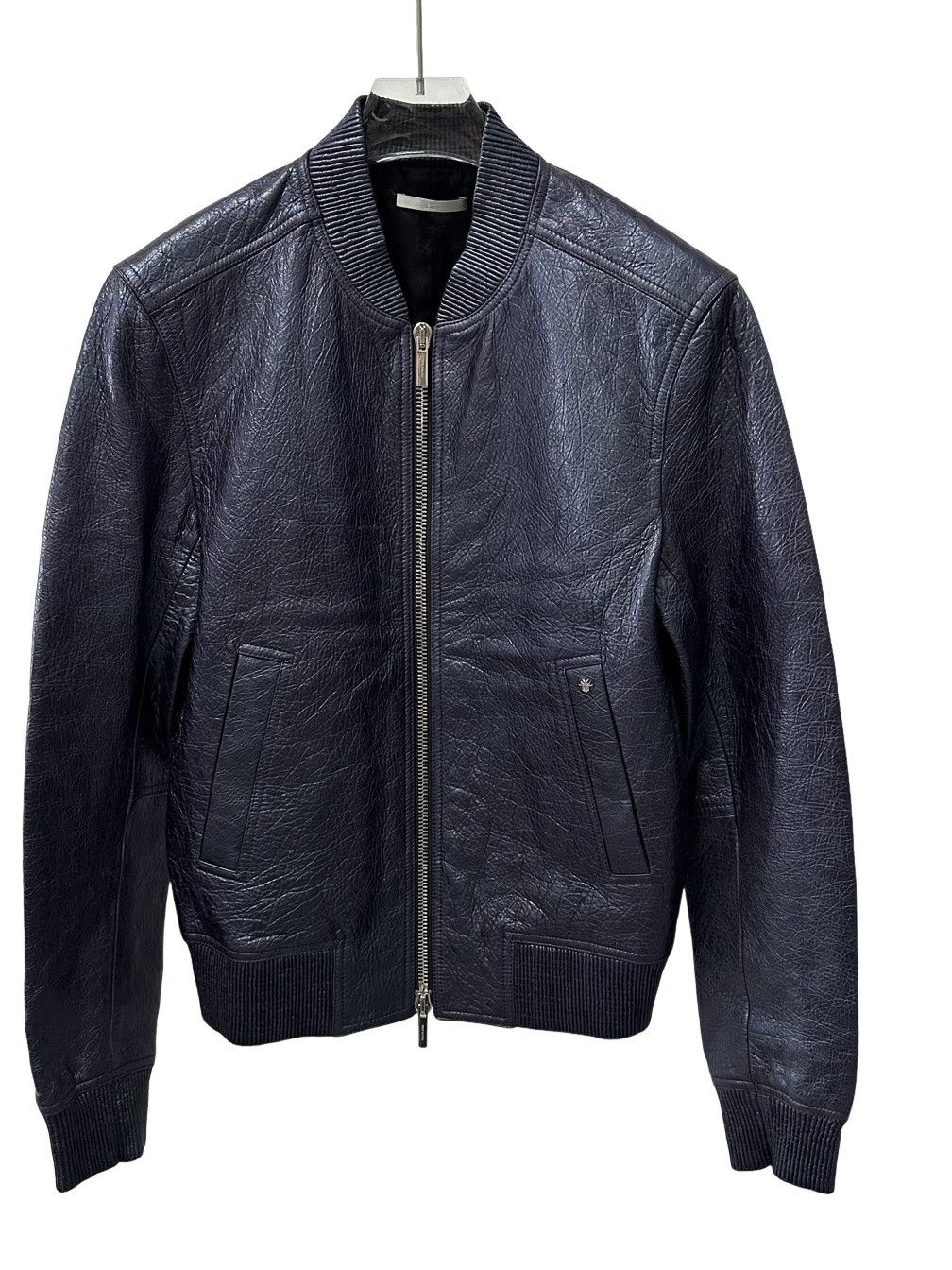 Dior × Hedi Slimane 06AW 'A2' 4 pockets leather jacket sz 44 | Grailed