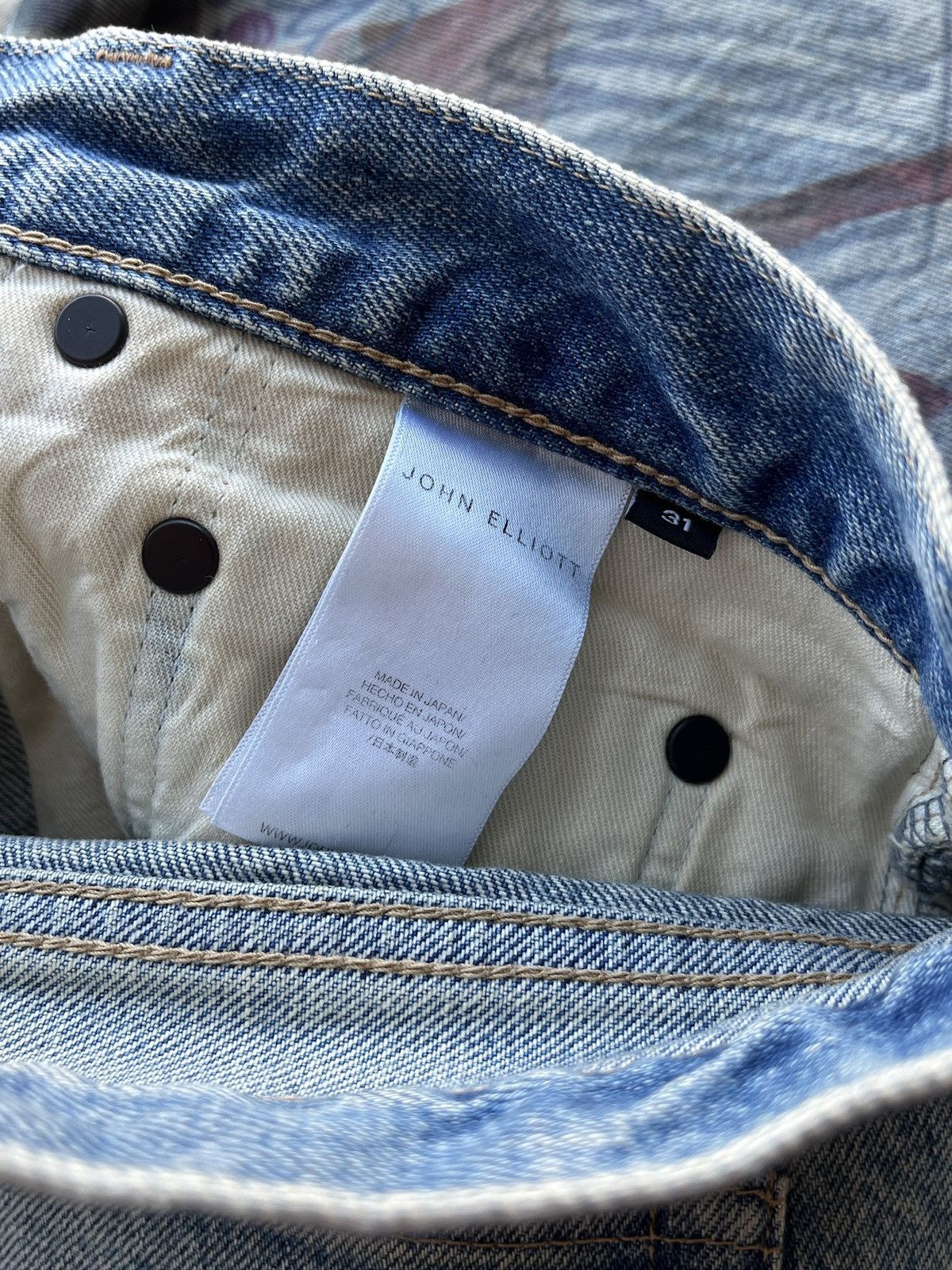 John Elliott John Elliot Daze Scribble Jeans (unisex) Size US 32 / EU 48 - 21 Thumbnail