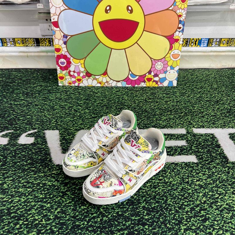 Louis Vuitton Louis Vuitton Colorful Trainer Fashion Sneakers for All 0079 Size US 6 / IT 36 - 1 Thumbnail
