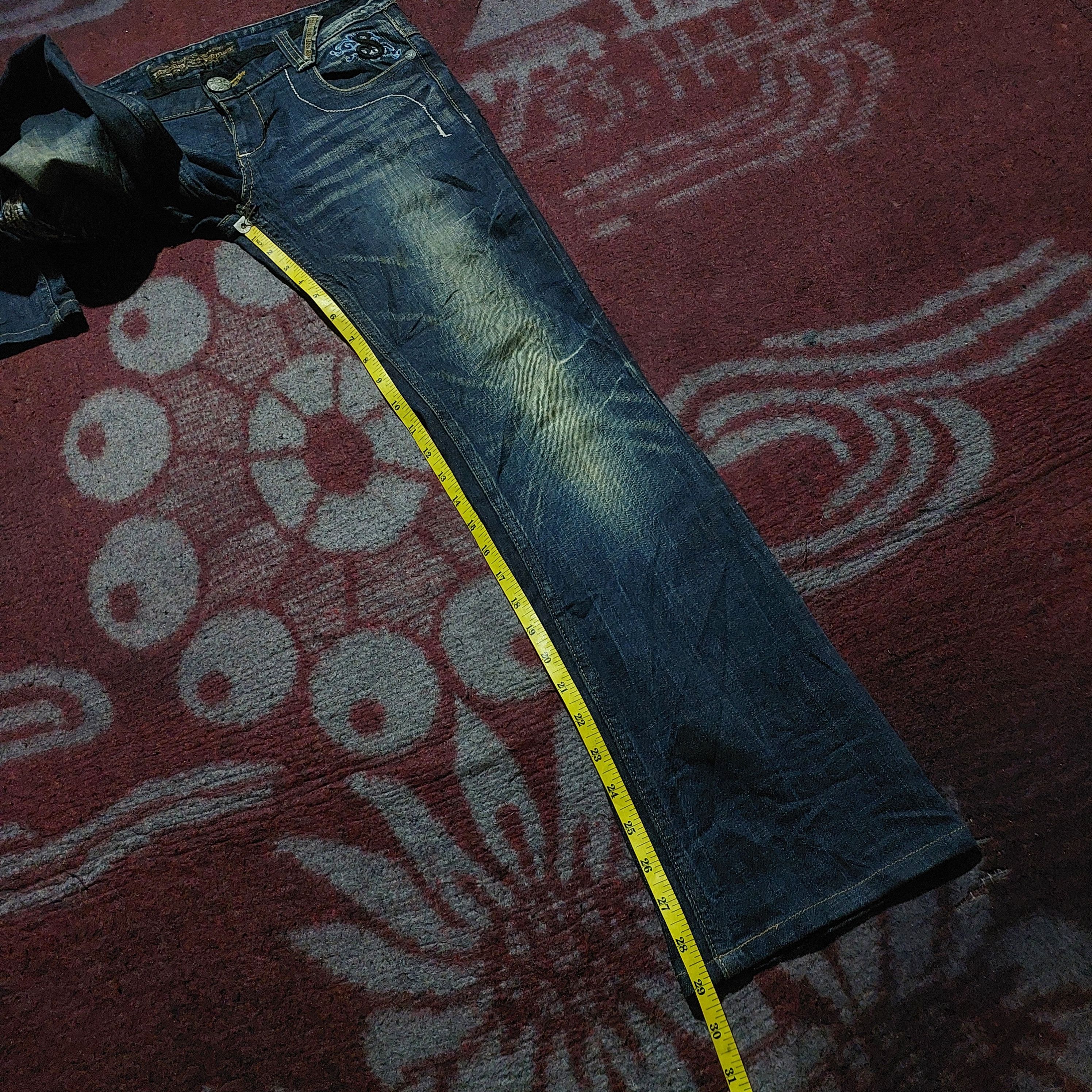 Hysteric Glamour Studio R.P Butterfly Embroidered Studded bootcut Denim Size US 32 / EU 48 - 17 Thumbnail