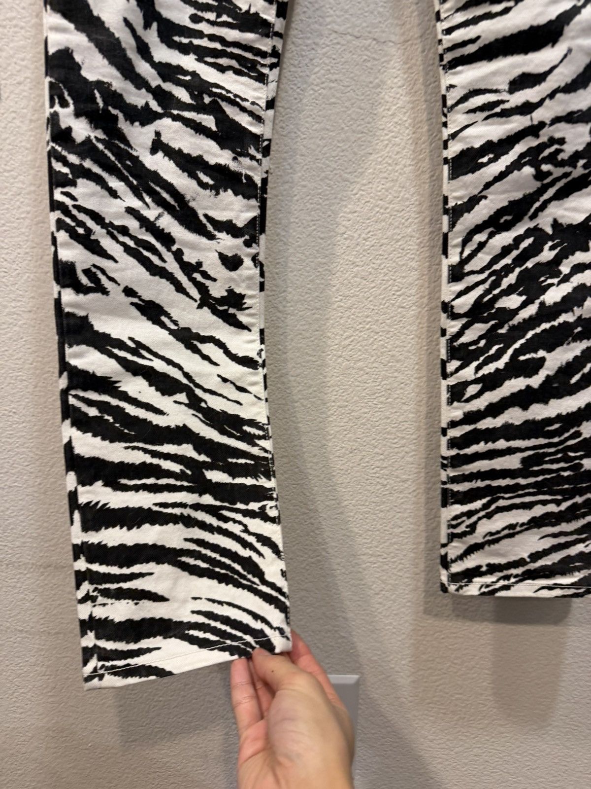 Saint Laurent Paris SS14 Tiger D02 Denim Jeans 30 Size US 31 - 3 Thumbnail