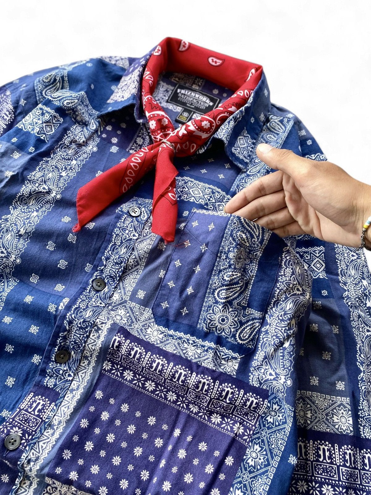 FrizmWORKS bandana relax shirt kapital style Size US XL / EU 56 / 4 - 8 Thumbnail