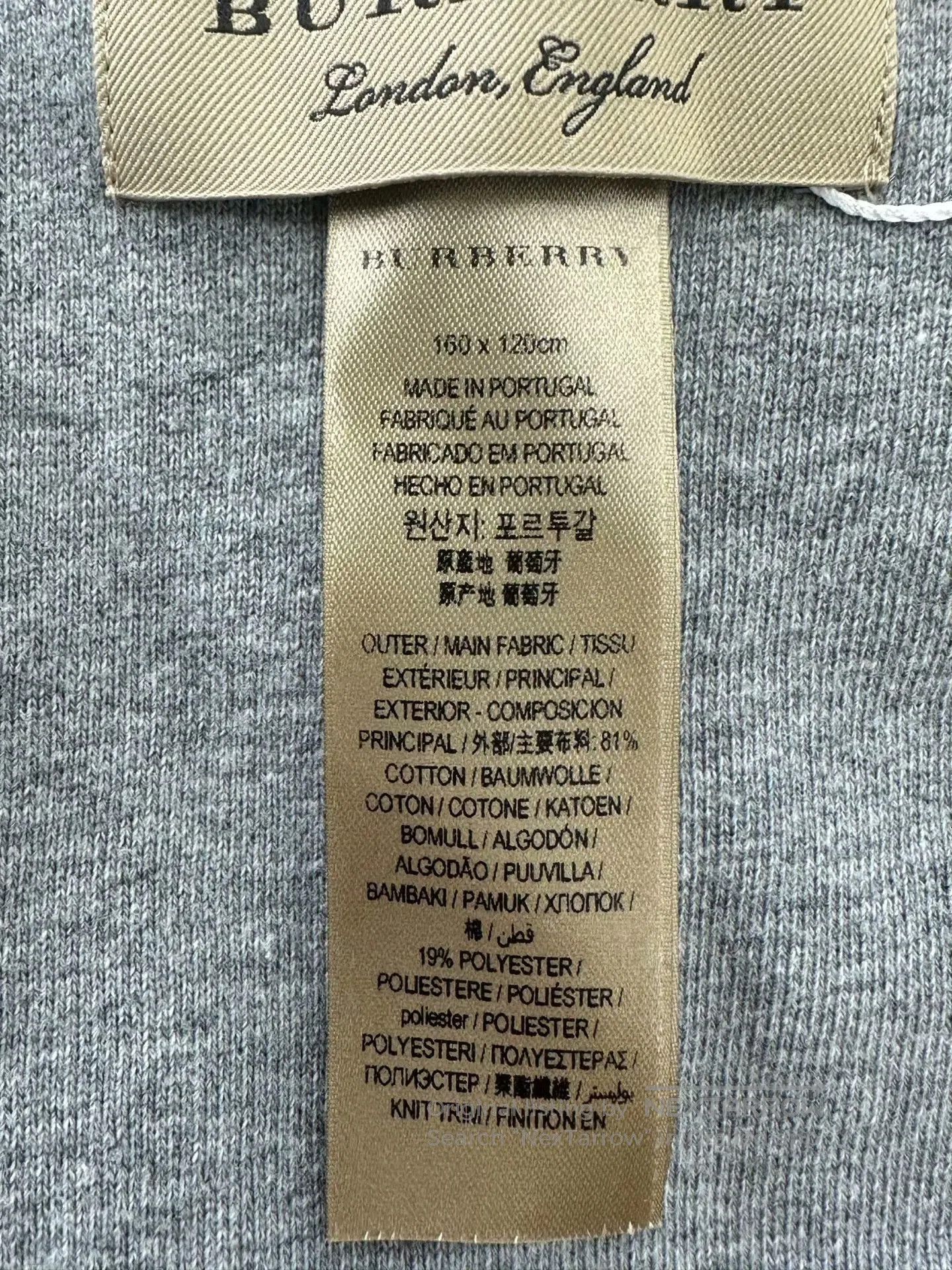 Burberry Burberry size F Gray Hooded Embroidered Logo Cloak Shawl| Size S / US 4 / IT 40 - 4 Thumbnail