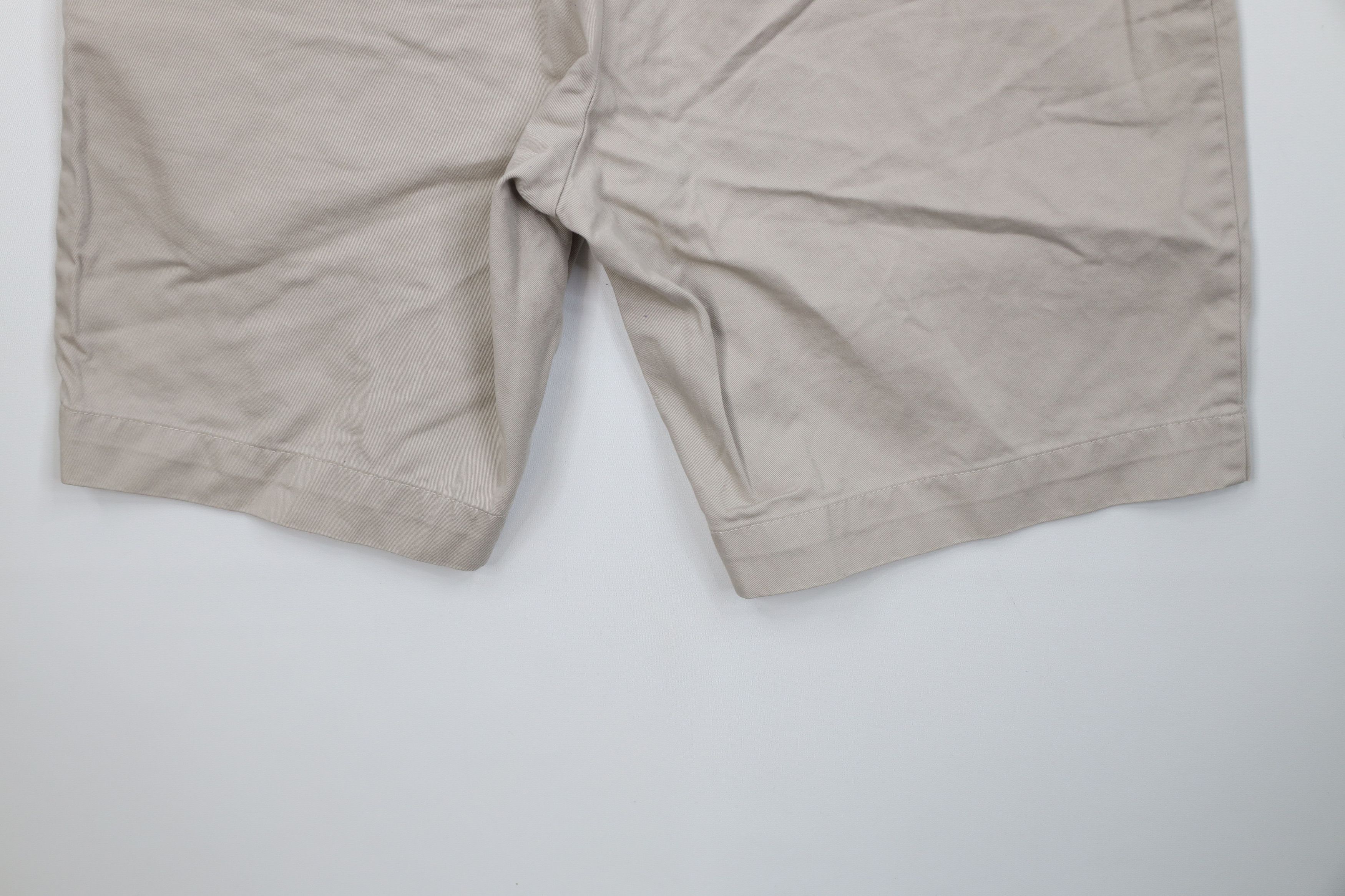 Ralph Lauren Vintage 90s Ralph Lauren Cotton Golf Chino Shorts Beige Size US 32 / EU 48 - 13 Thumbnail
