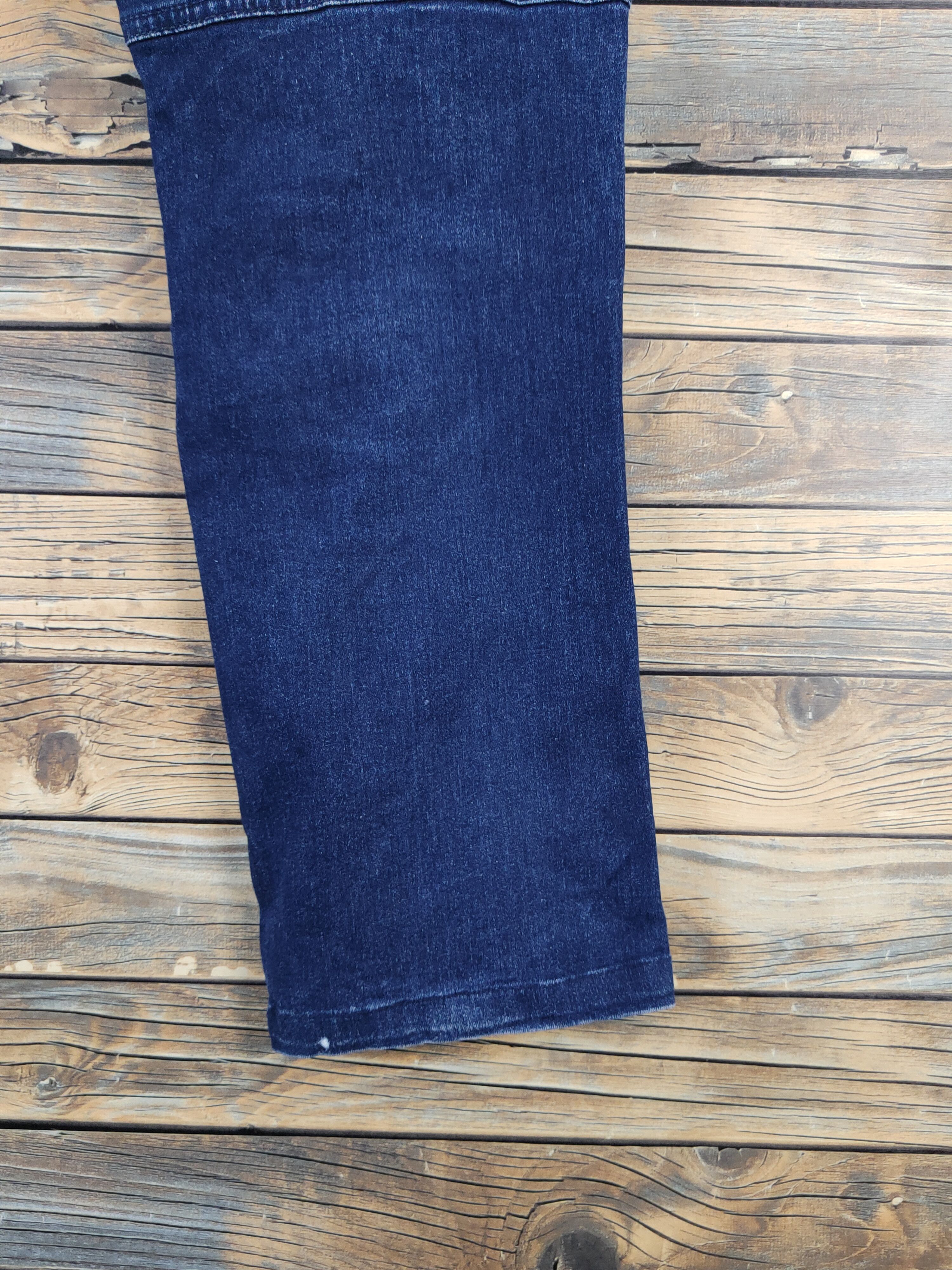Japanese Brand FieldCore Dark Blue Distressed Ripped denim Jeans #W2064 Size US 32 / EU 48 - 11 Thumbnail