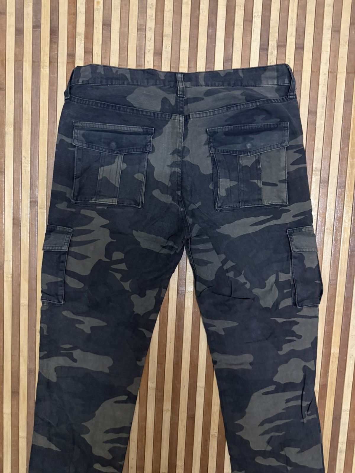 Japanese Brand Big Smith Camouflage Cargo Pants Streetwear / Multipocket Size US 32 / EU 48 - 6 Thumbnail