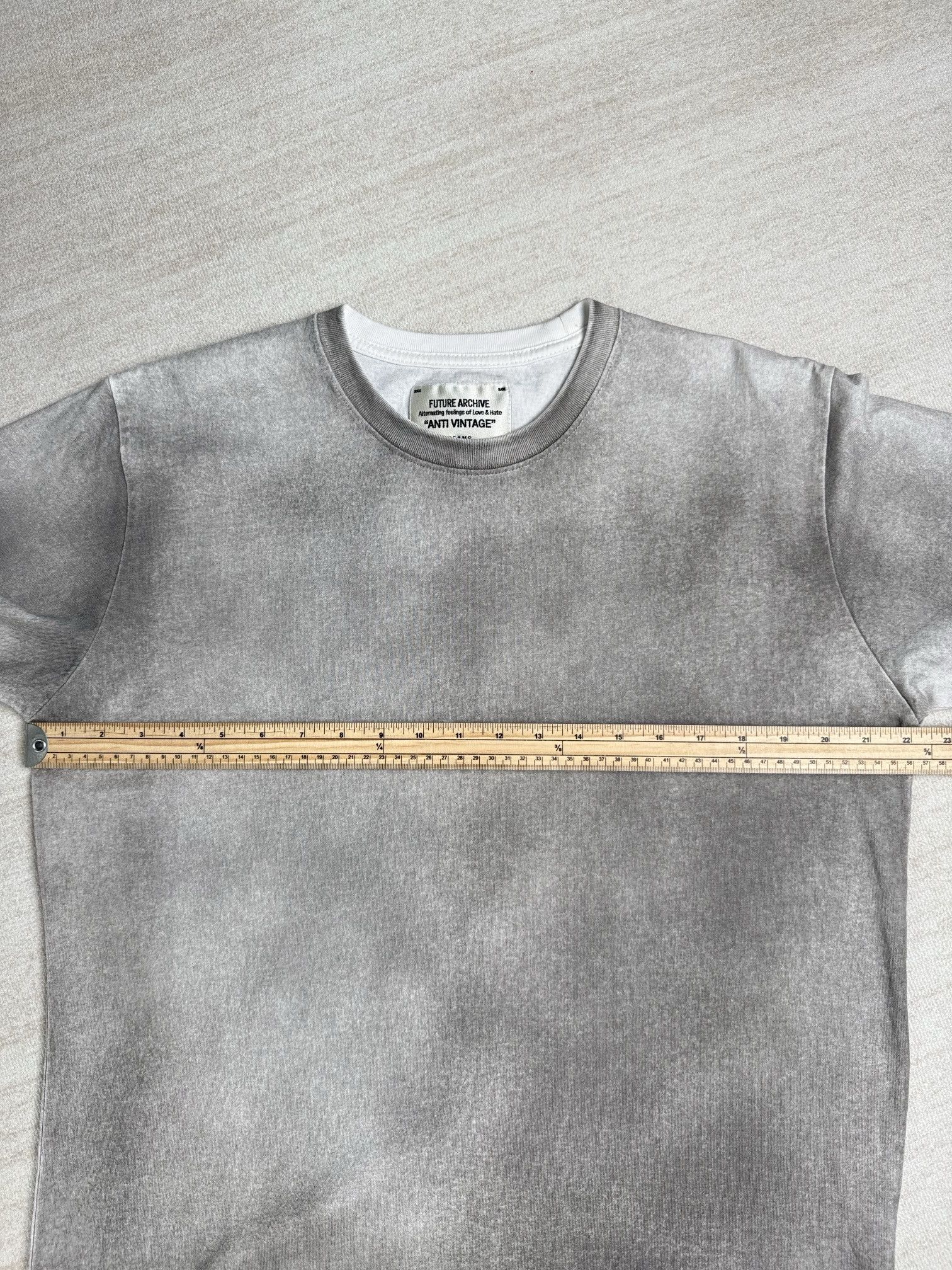 Japanese Brand UNWORN* FUTURE ARCHIVE / CHEMICAL WASHED T-SHIRT BEAMS Size US S / EU 44-46 / 1 - 6 Thumbnail