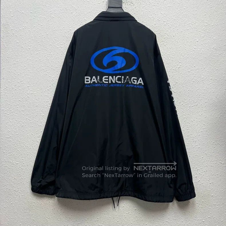 Balenciaga Balenciaga Letter logo print round collar button long-slee Size US M / EU 48-50 / 2 - 2 Thumbnail