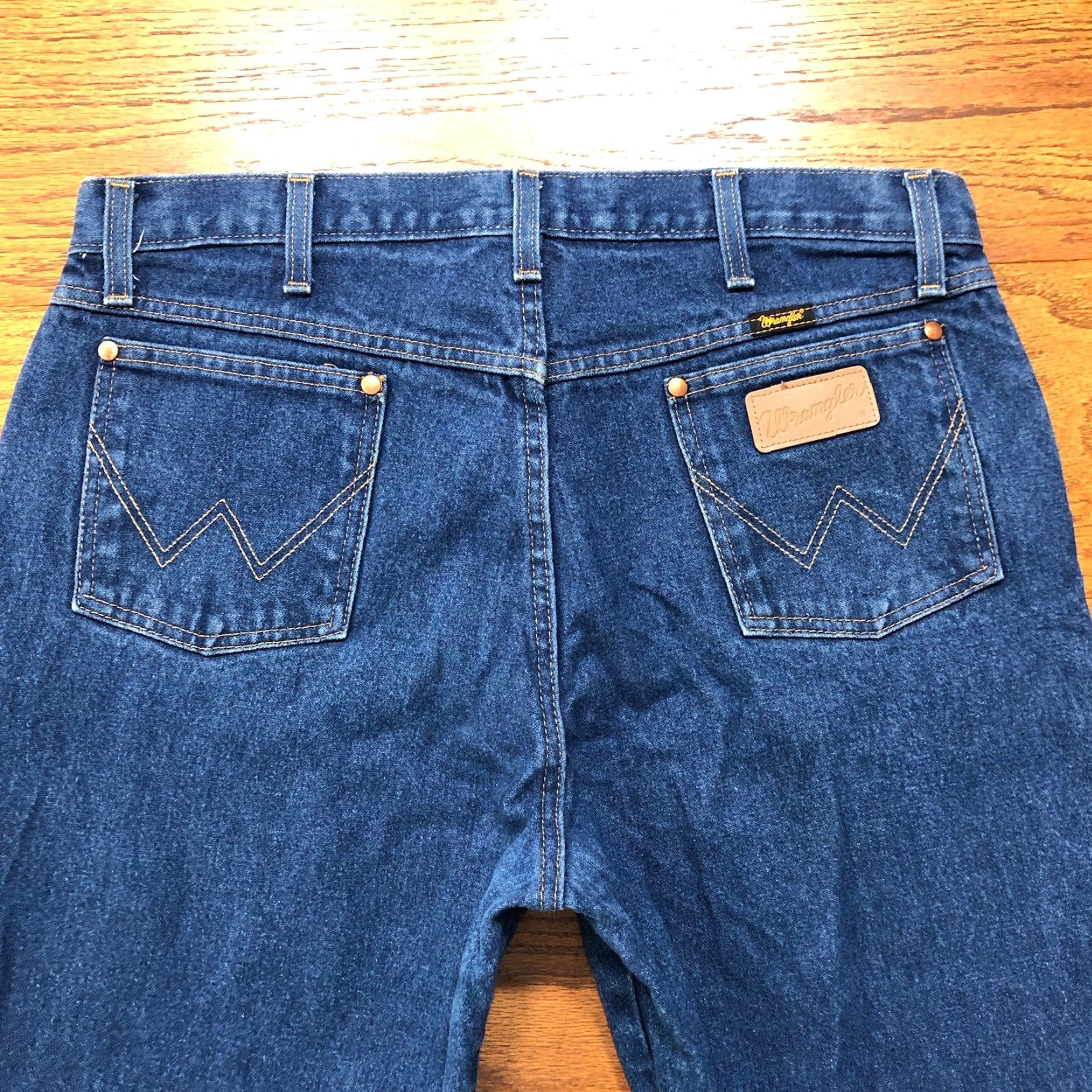 Wrangler VINTAGE Wrangler Cowboy Cut Jeans 36x32 Denim Blue 13MWZ 5-Pocket Logo Embroidered Mens US Cowboy Theme Size US 36 / EU 52 - 3 Thumbnail