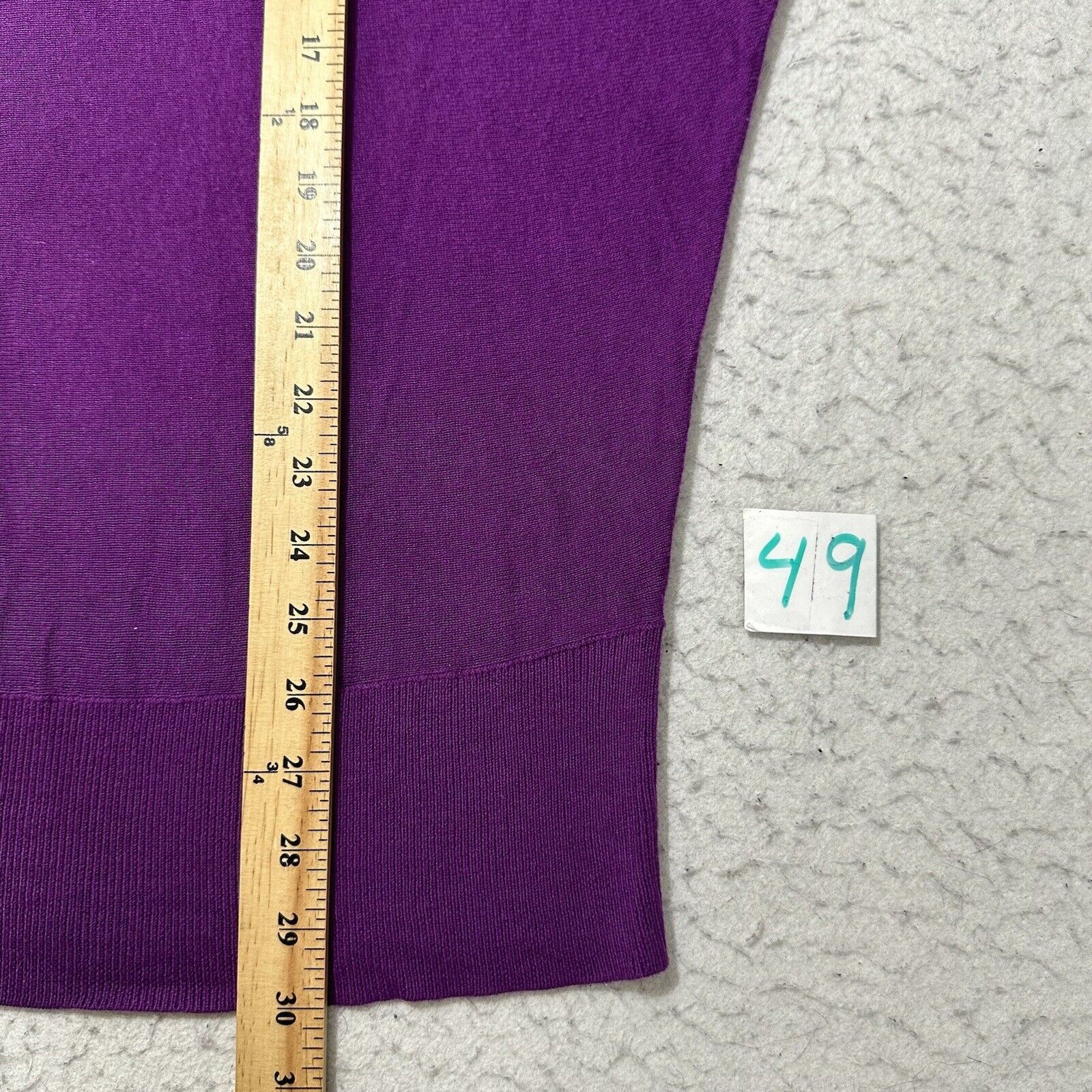 Worthington Worthington XL Knit Top Short Sleeve Purple Sweater Shirt Size XL / US 12-14 / IT 48-50 - 9 Thumbnail