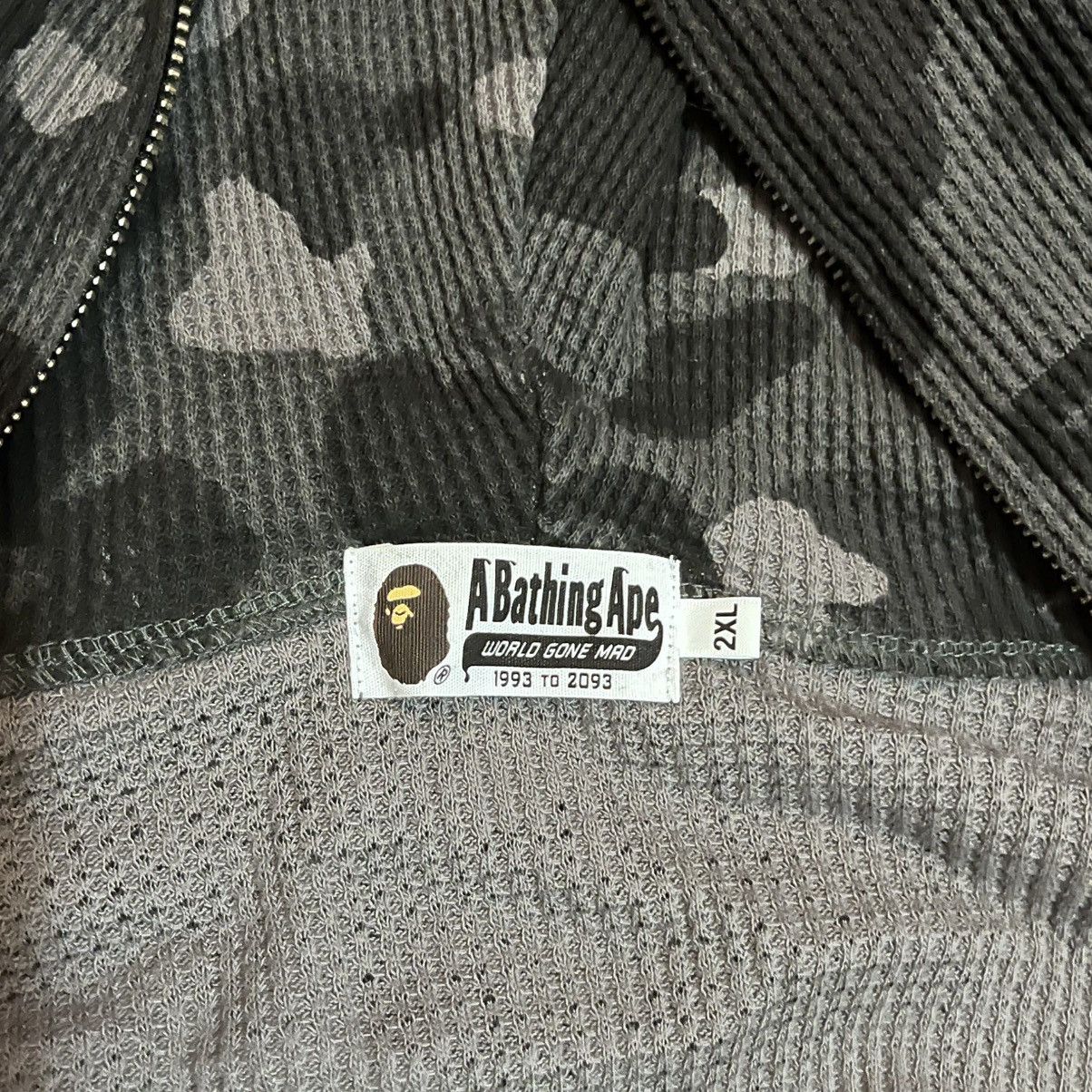 Bape Bape waffle knit full zip black Size US XXL / EU 58 / 5 - 3 Thumbnail
