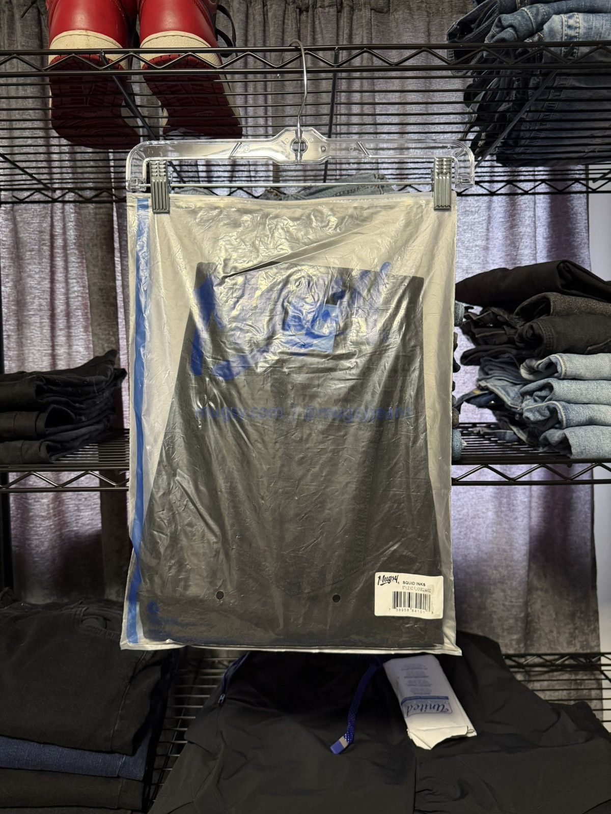 Other NWT Mugsy Stretch Squid Ink 34x32 Jeans Black Size US 34 / EU 50 - 4 Thumbnail
