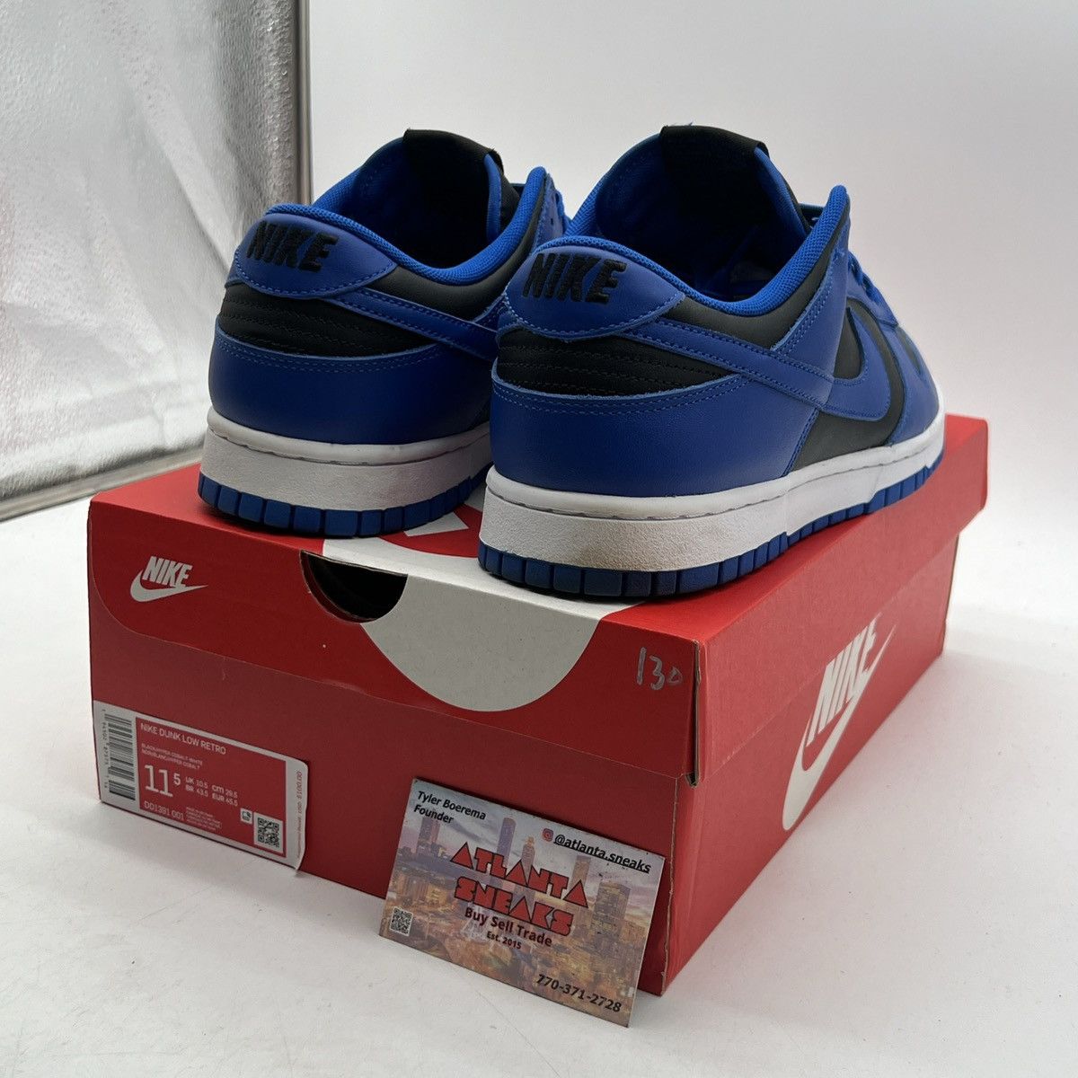 Nike Nike dunk low hyper cobalt Size US 11.5 / EU 44-45 - 5 Thumbnail