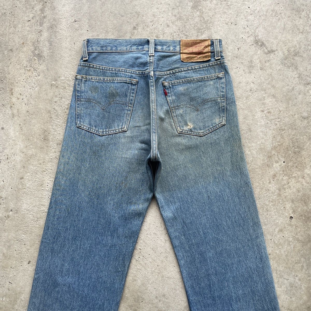 Levi's Vintage Clothing 1990s Levi’s 501 USA Jeans Release Hem Faded Pants W29 Size US 29 - 15 Thumbnail