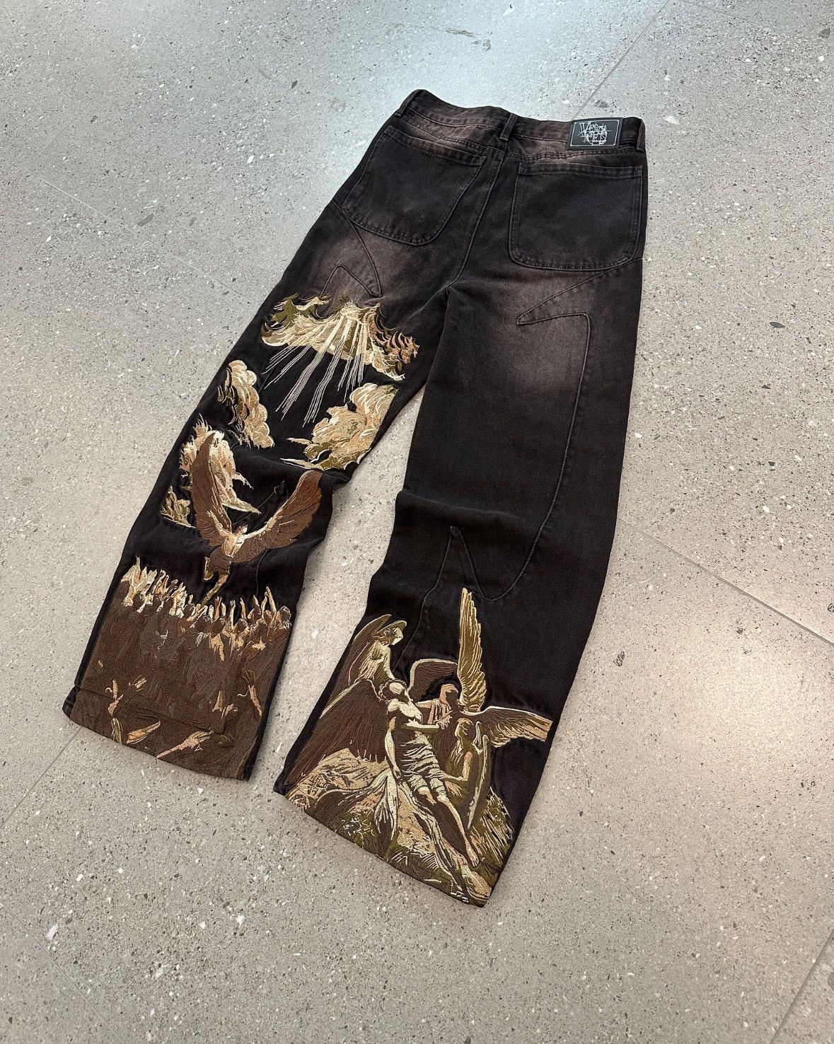 Other Vescartes Holy war denim jeans Size US 30 / EU 46 - 2 Thumbnail