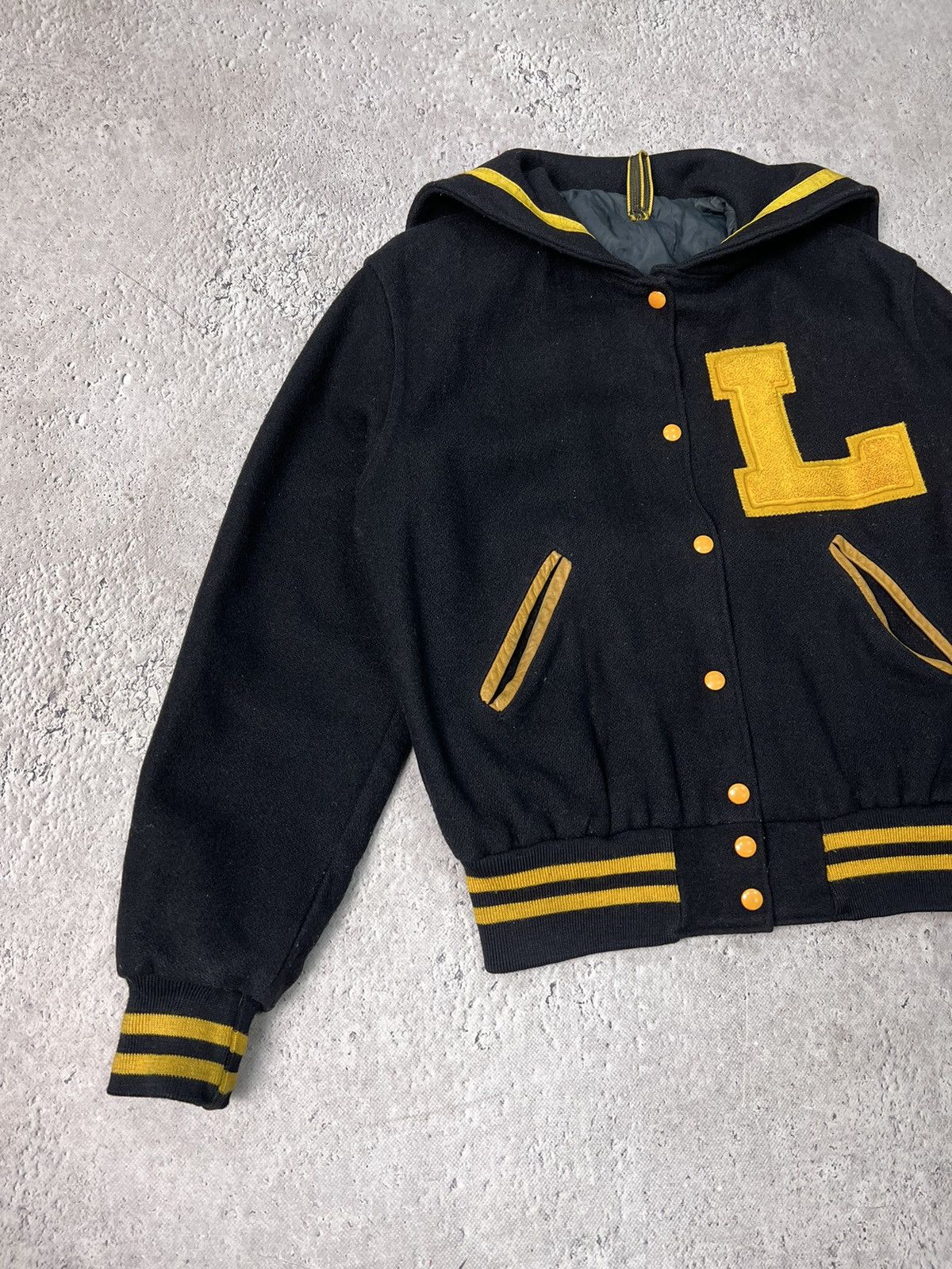 Japanese Brand × Vintage Vintage Varsity Wool Bomber Jacket Size US M / EU 48-50 / 2 - 4 Thumbnail