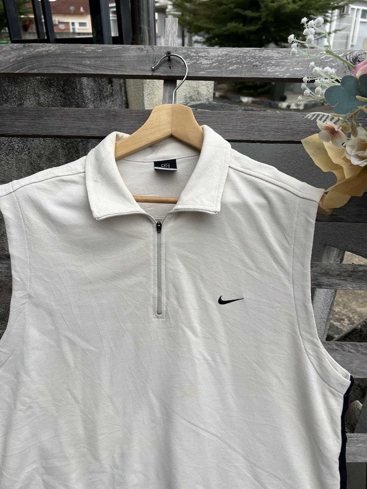 Nike Vintage Nike Golf Half Zipper Vest Size US L / EU 52-54 / 3 - 3 Thumbnail